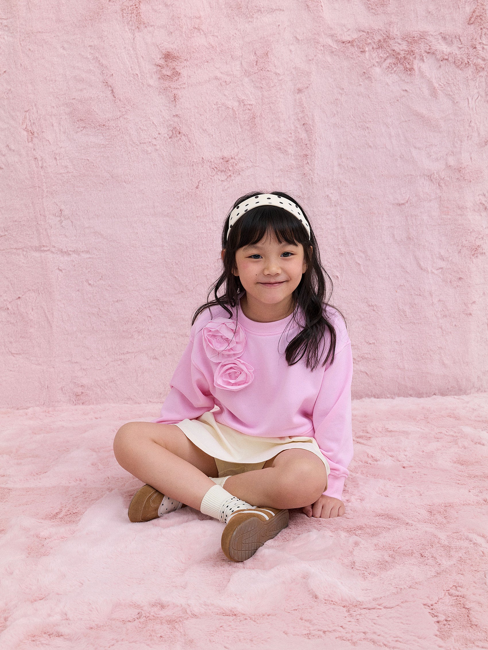 AIIZ Girl's Graphic Sweatshirt