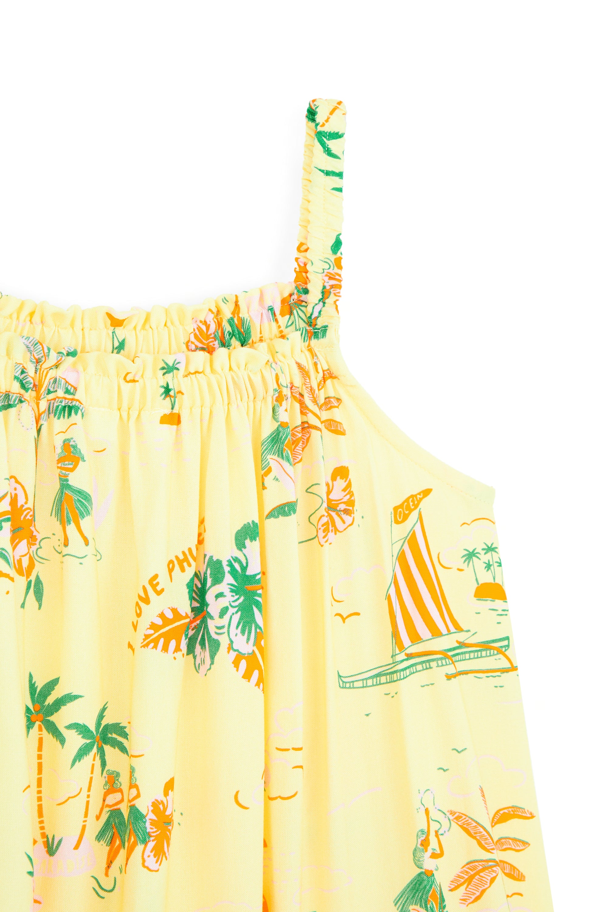 AIIZ Kids’ Summer Floral Dress – 100% Rayon