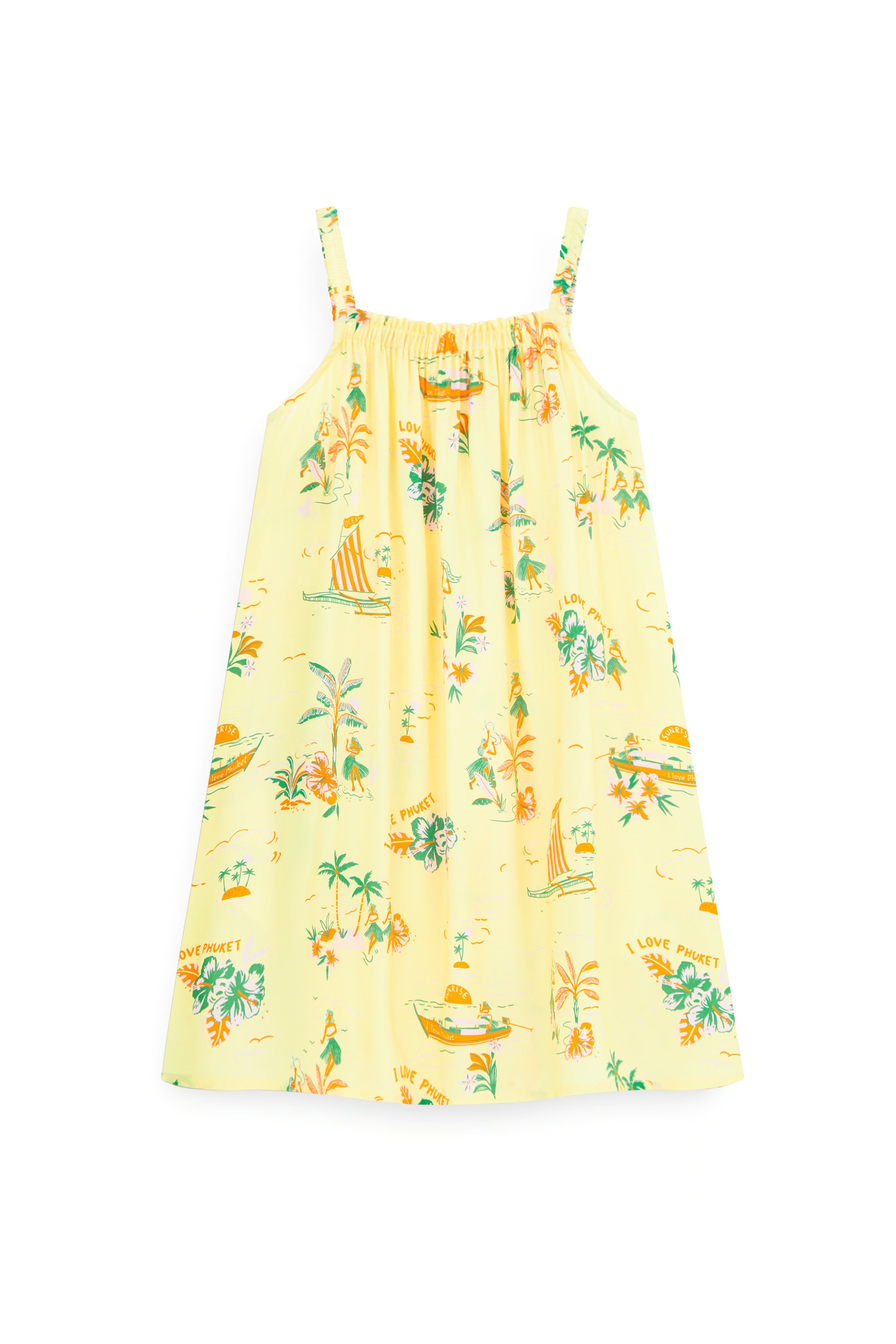 AIIZ Kids’ Summer Floral Dress – 100% Rayon