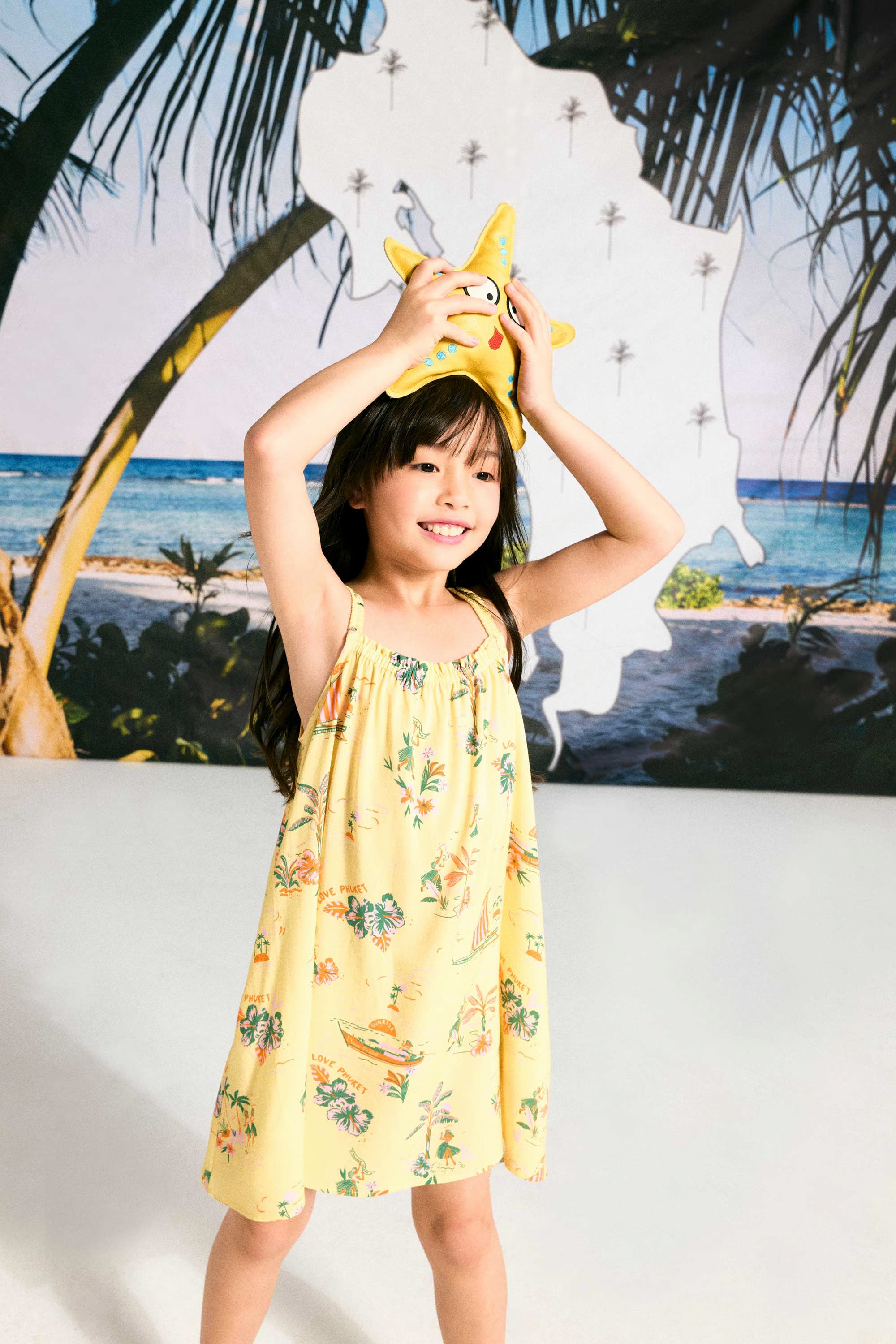 AIIZ Kids’ Summer Floral Dress – 100% Rayon