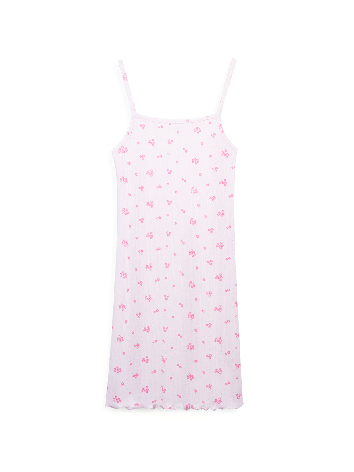 AIIZ Girl's Pointelle Strappy Dress