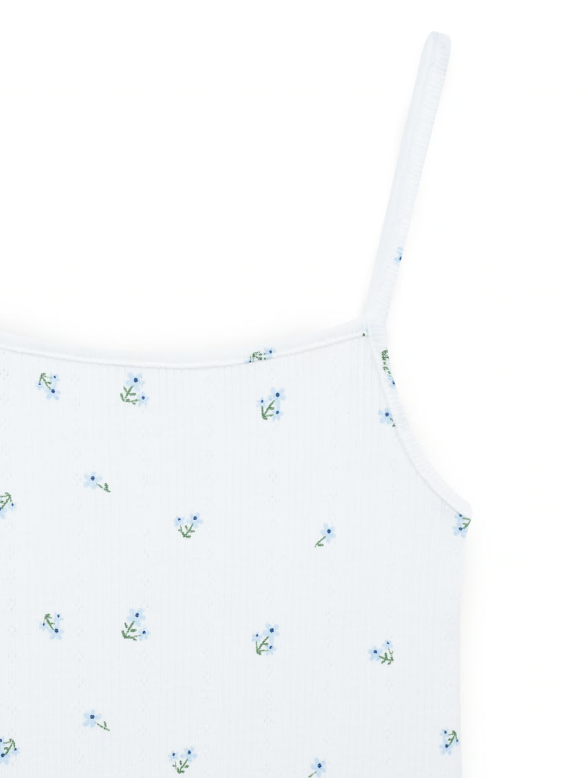 AIIZ Girl's Pointelle Strappy Dress