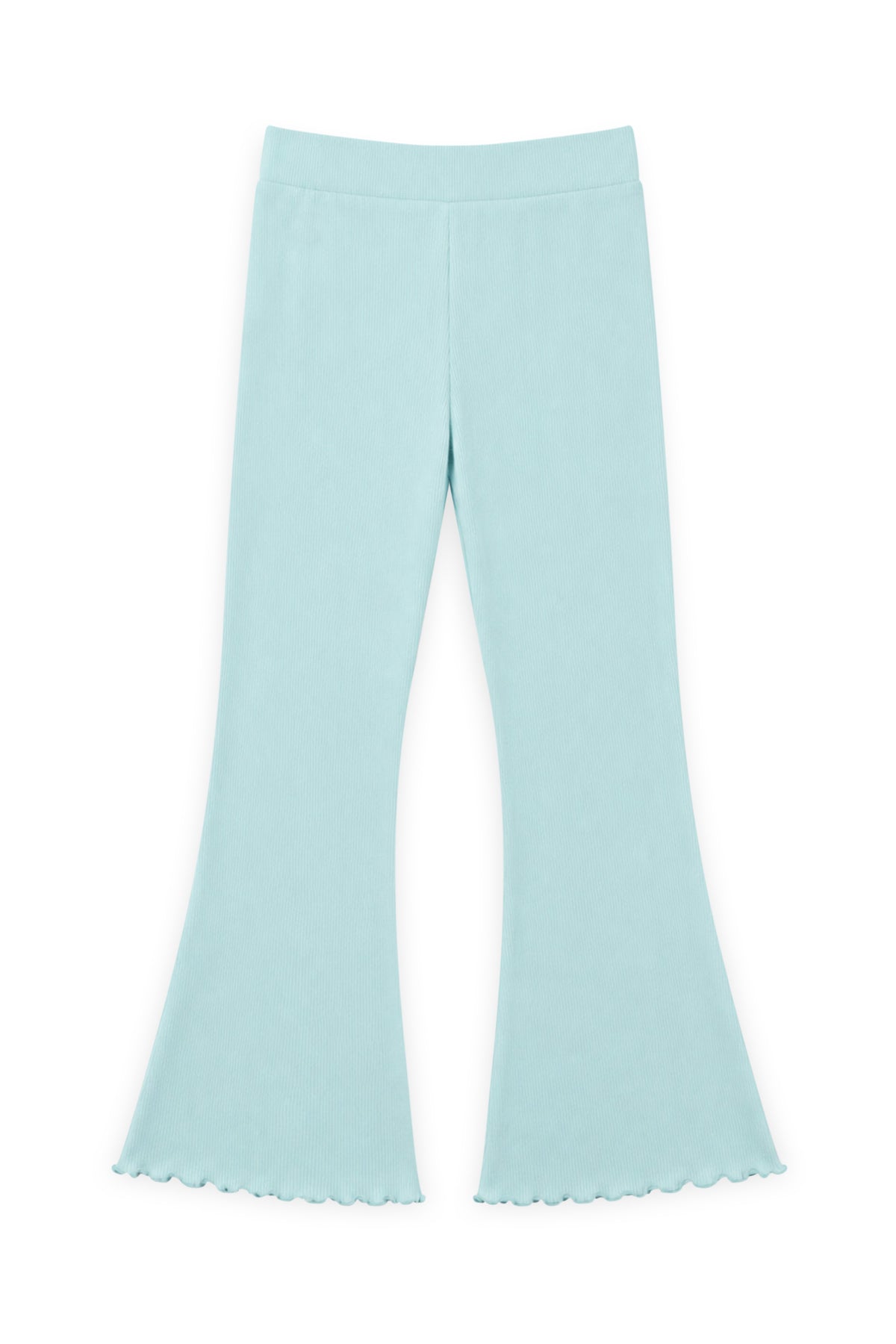 AIIZ Girl’s Ribbed Flared Leggings