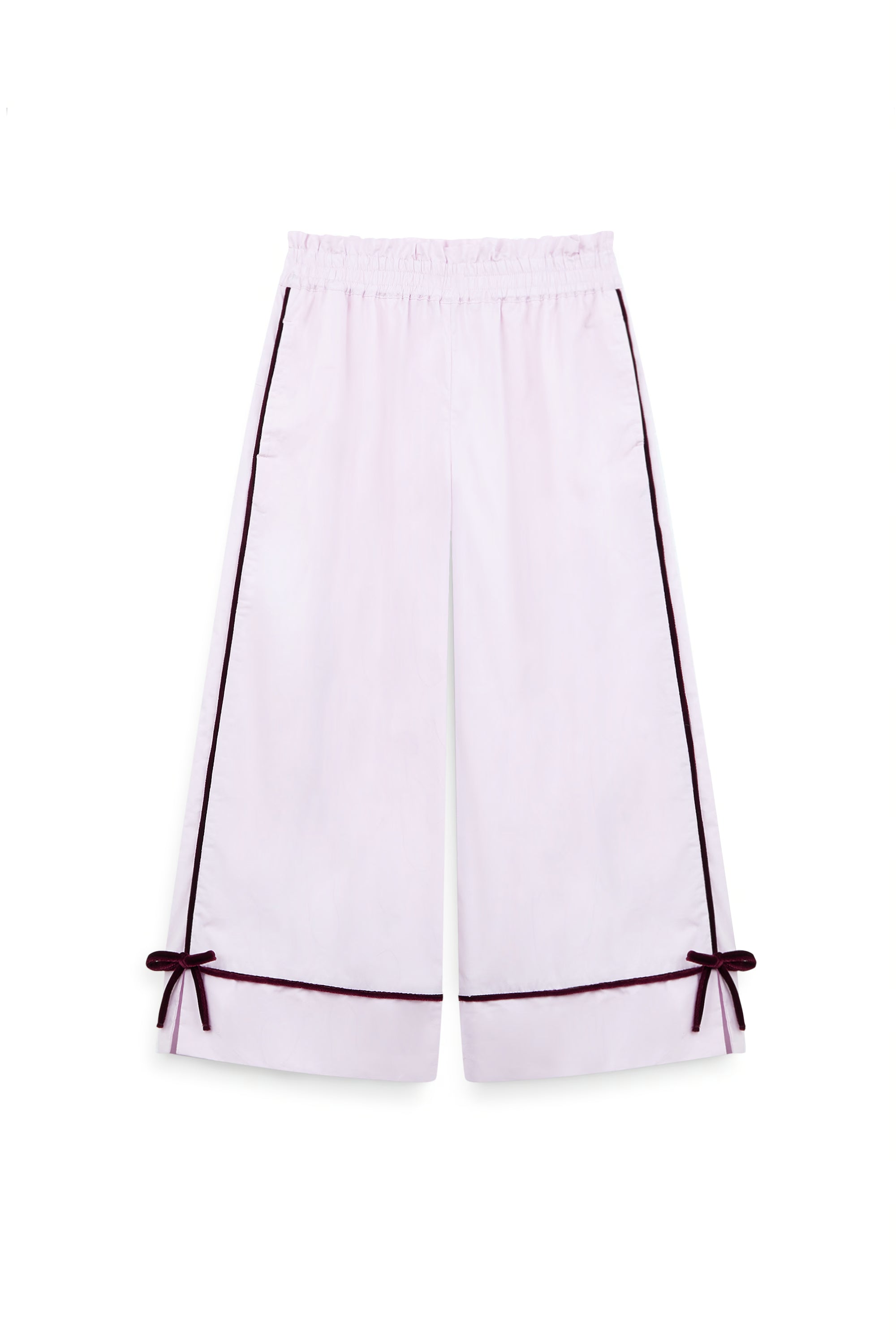 AIIZ Girl's Wide-leg pants with bow tie