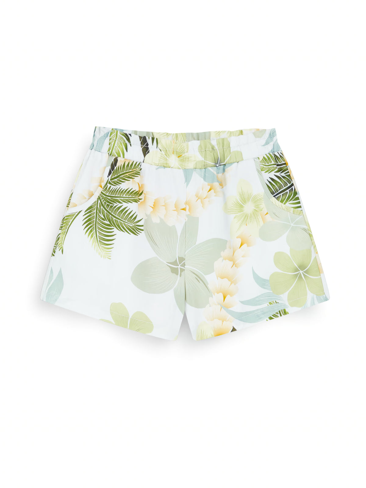 AIIZ Girl's Classic Hawaii Printed Easy Shorts