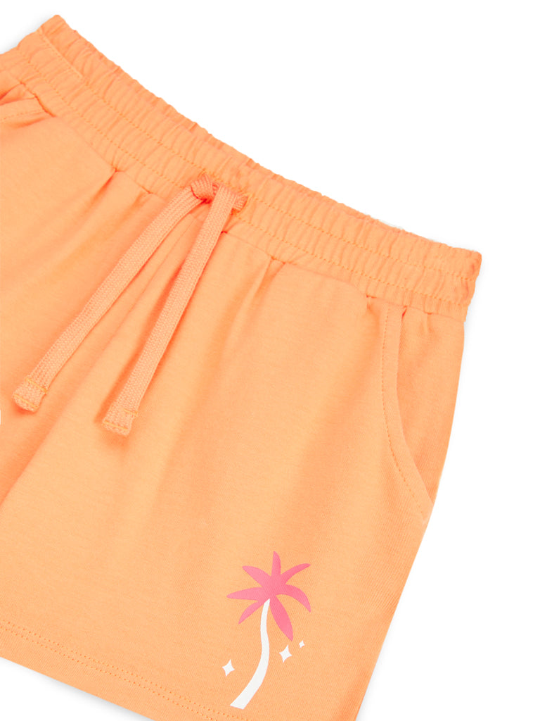 Girl's Graphic Jersey Shorts