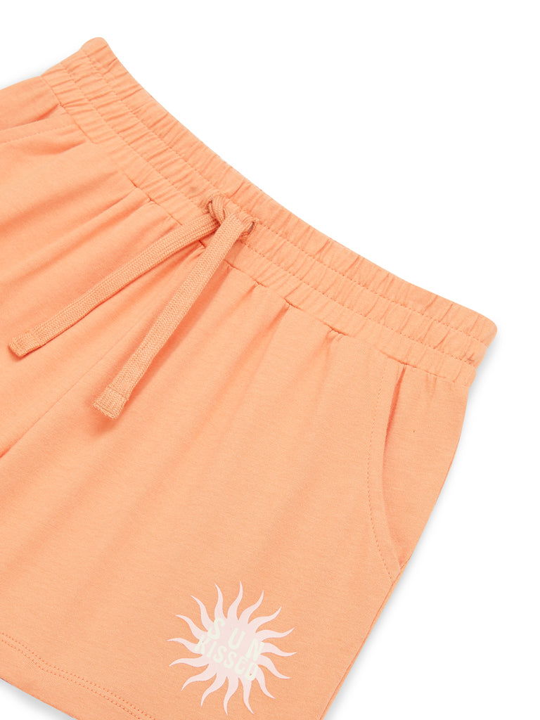 Girl's Graphic Jersey Shorts