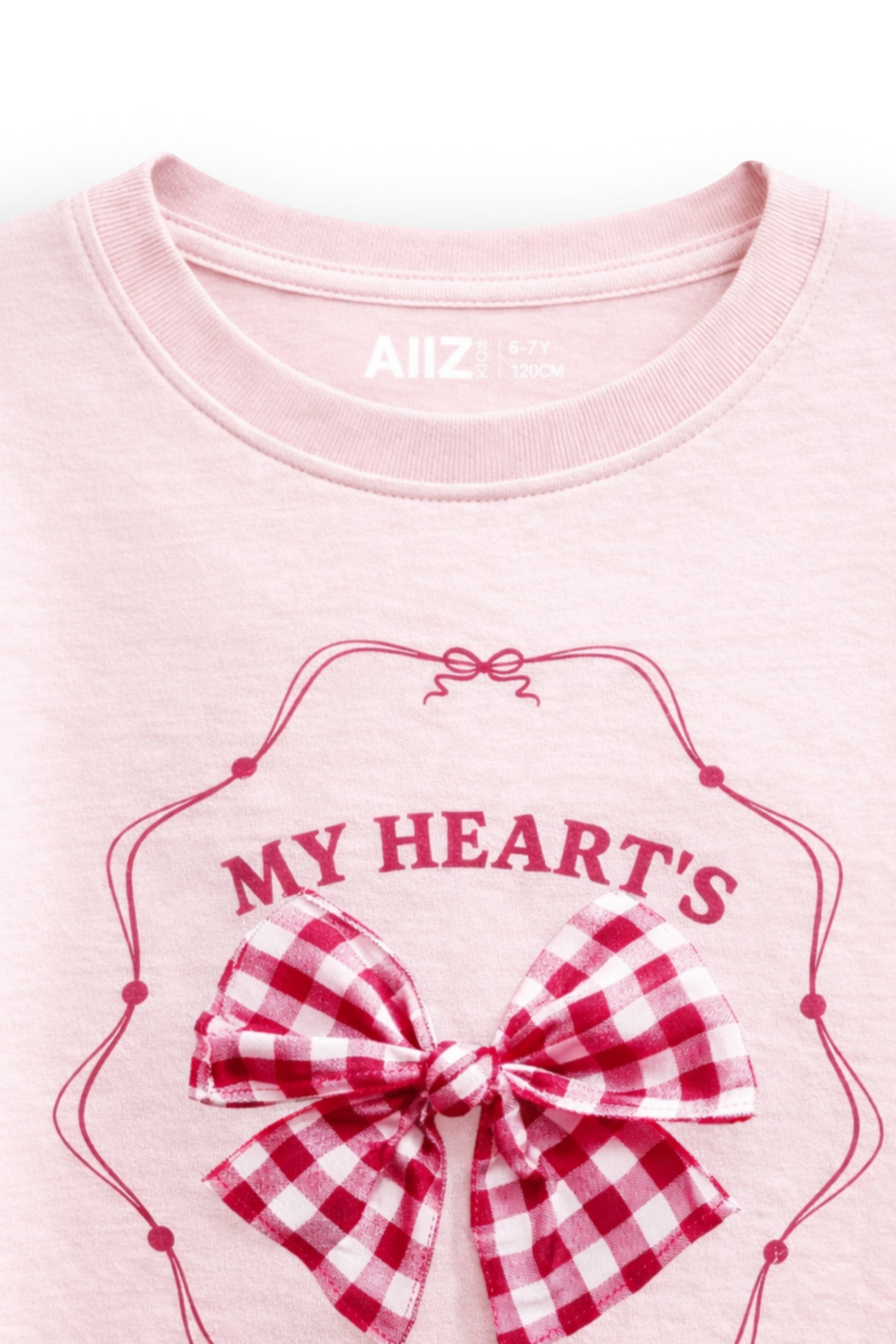 AIIZ Girl's Graphic T-Shirt