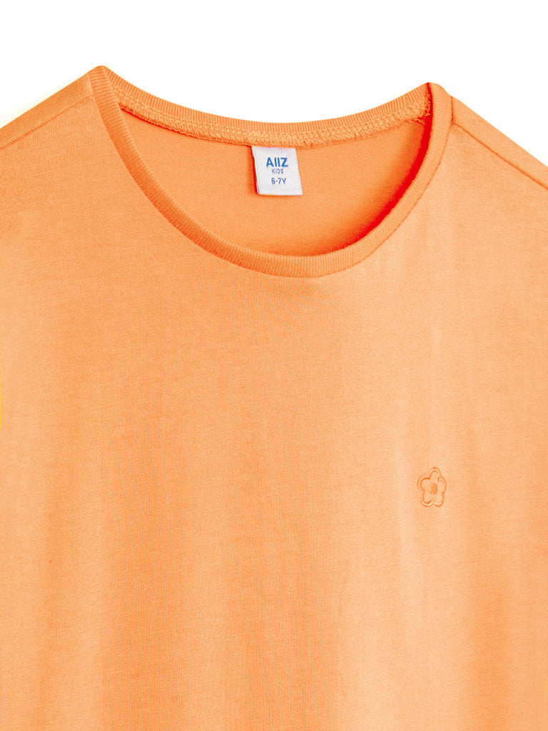 AIIZ Girl's Regular T-Shirt