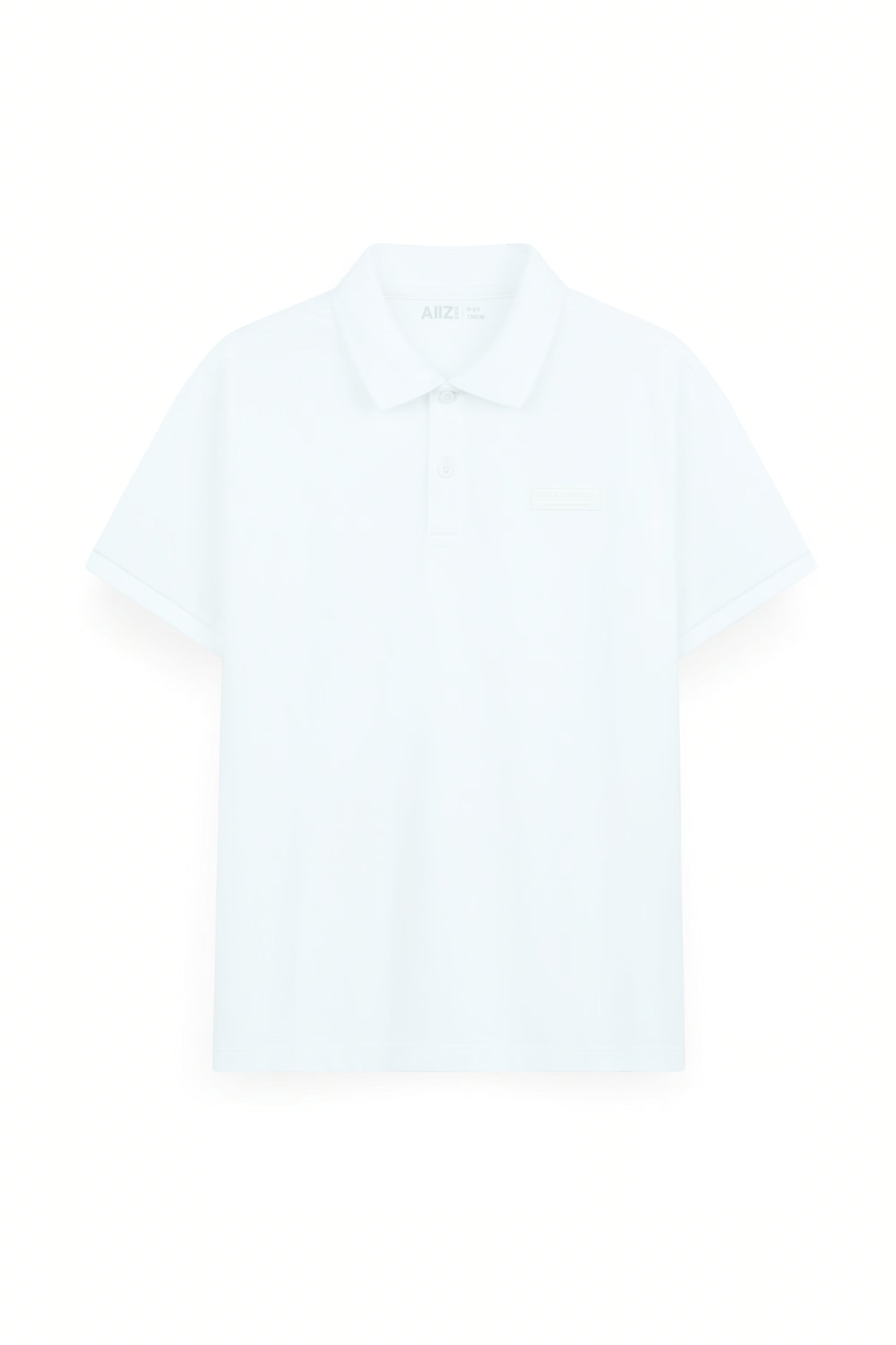 AIIZ Boy's Pique Polo Shirt (White / 4-5Y)