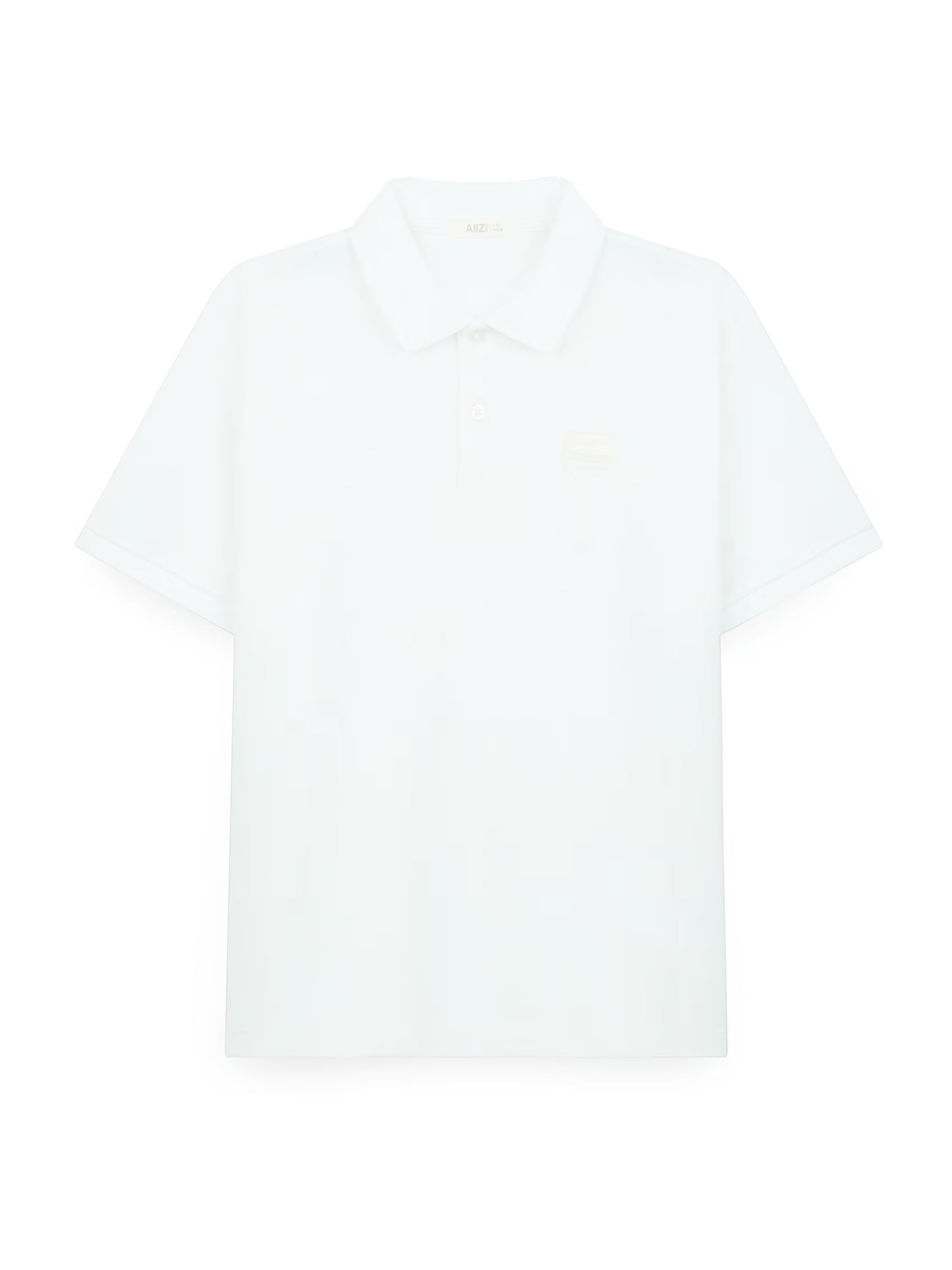 AIIZ Boy's Pique Polo Shirt (White / 4-5Y)
