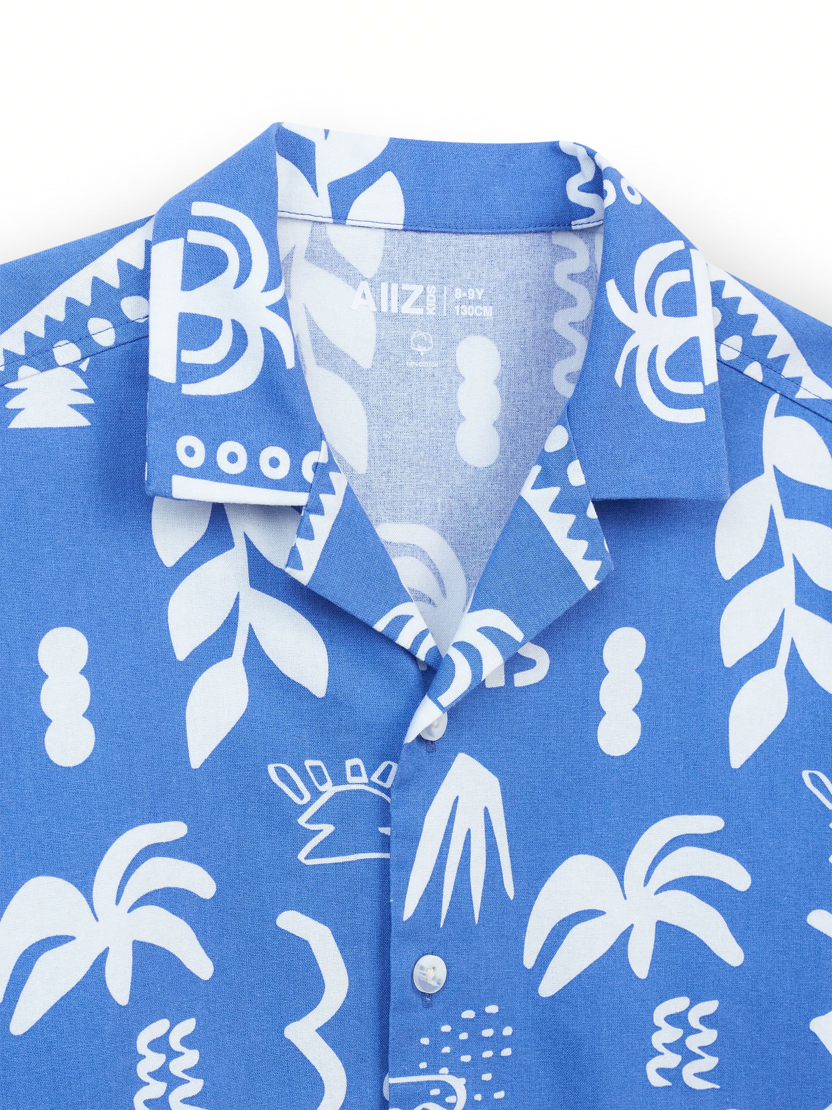 AIIZ Boy’s Printed Short Sleeve Shirt