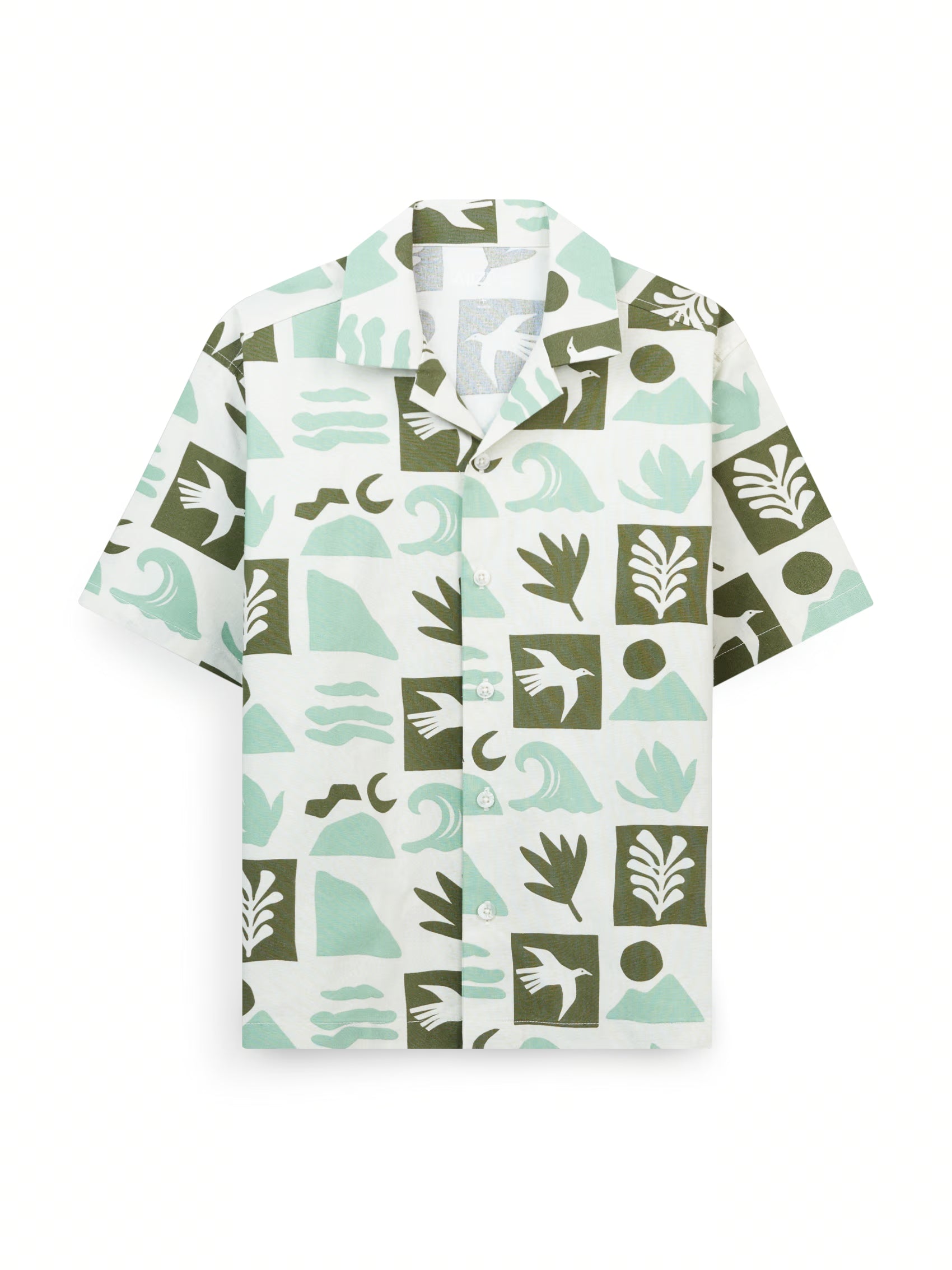 AIIZ Boy’s Printed Short Sleeve Shirt