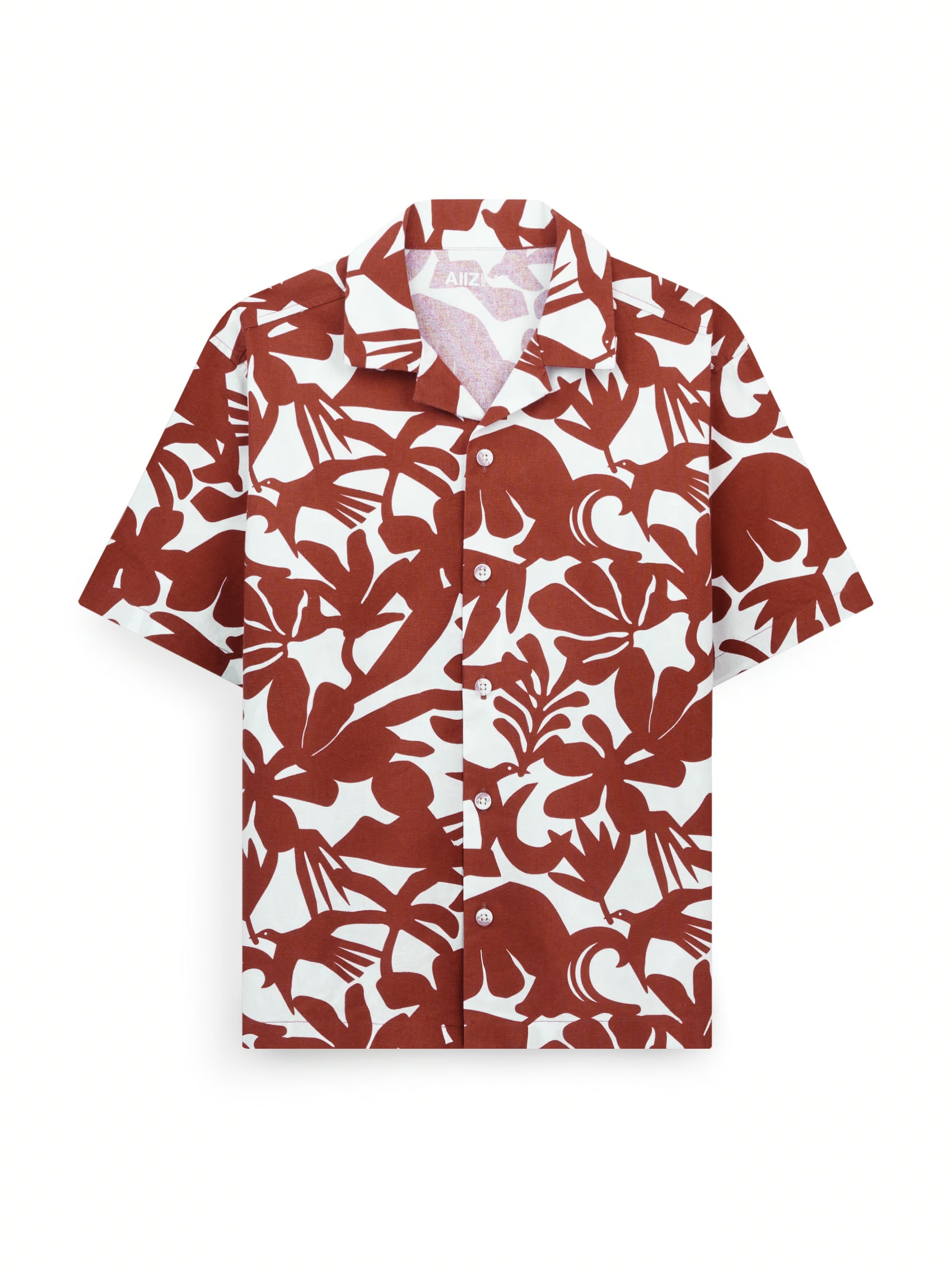 AIIZ Boy’s Printed Short Sleeve Shirt