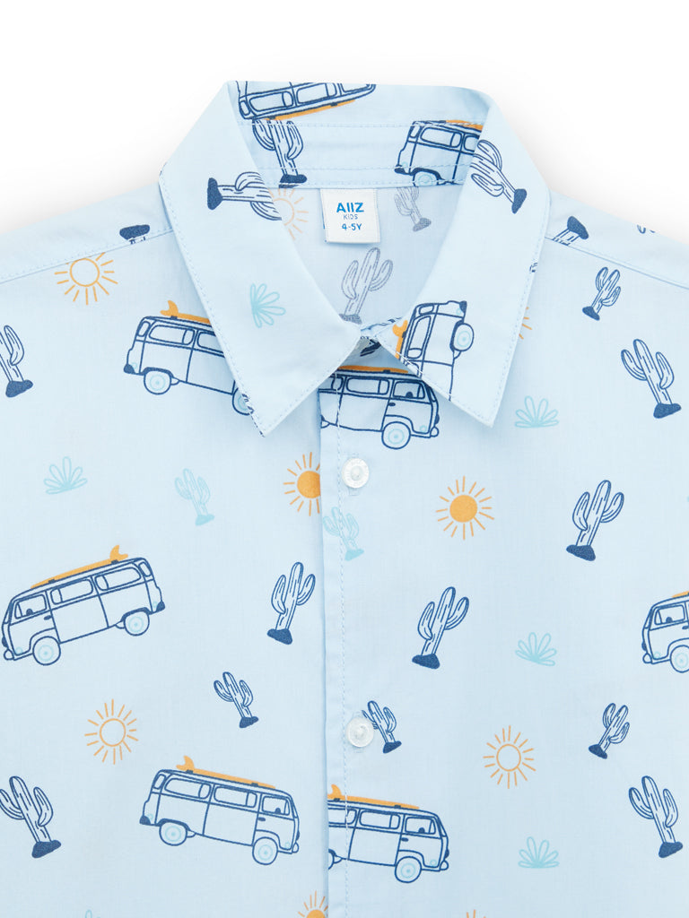 Boy’s Printed Short Sleeve Shirts