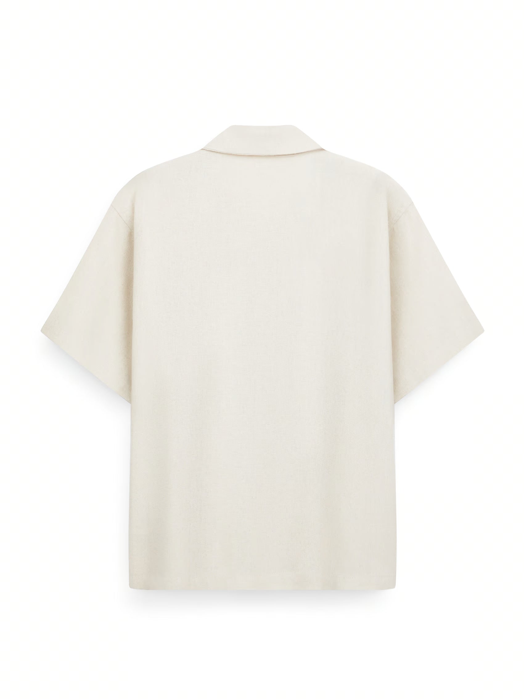 AIIZ Boy's Printed Camp Collar Shirt