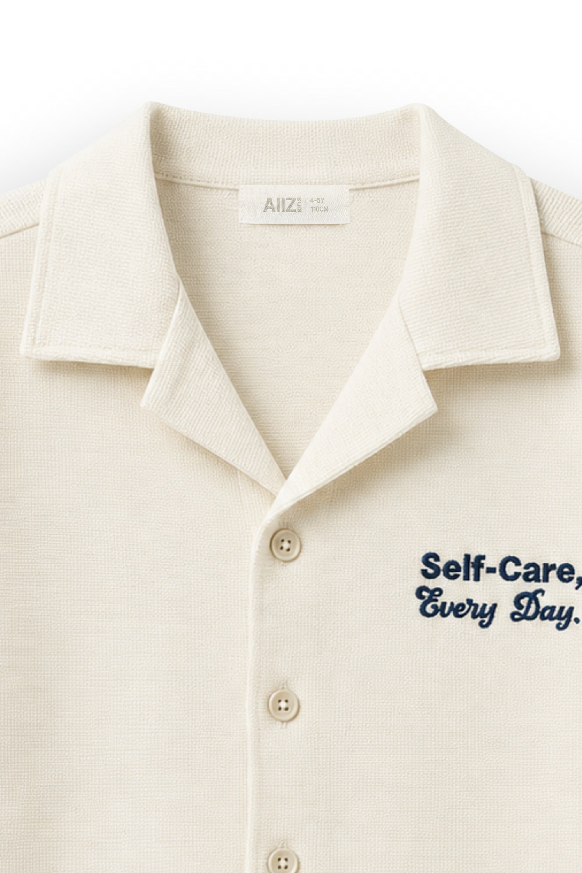 AIIZ Boy's Camp Collar Oversize Shirt