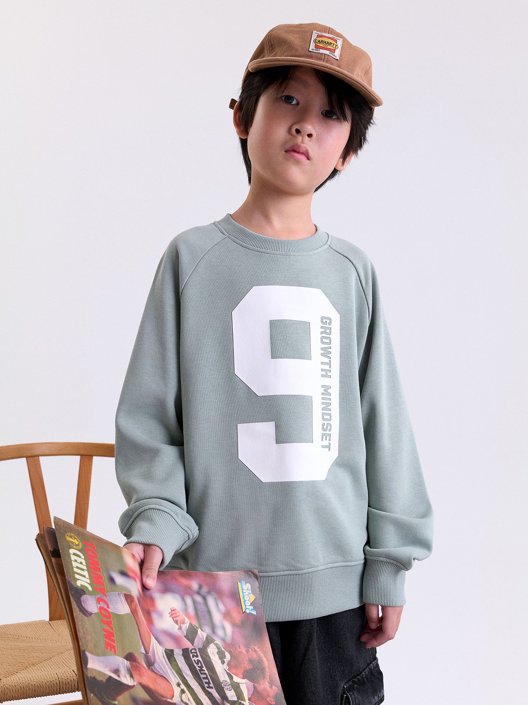 AIIZ Boy's Graphic Sweatshirt