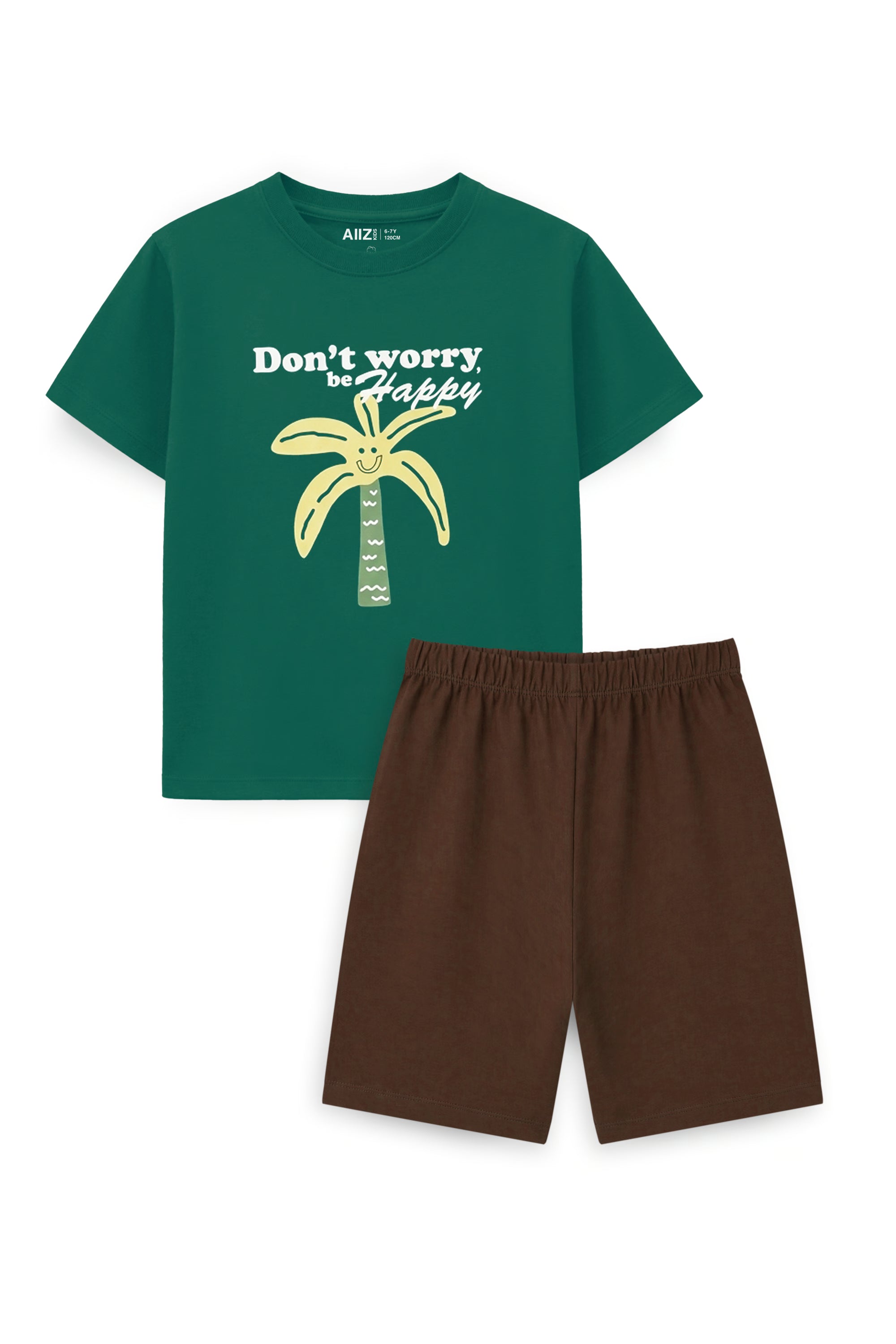 AIIZ Boy's 2-Piece T-Shirt and Shorts Set
