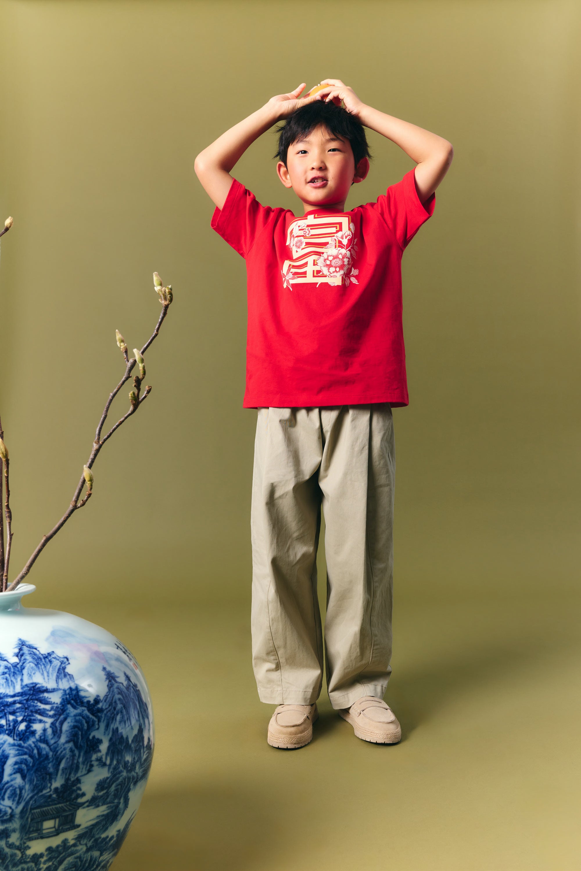 AIIZ Kids Trail of Blessings Graphic T-Shirt