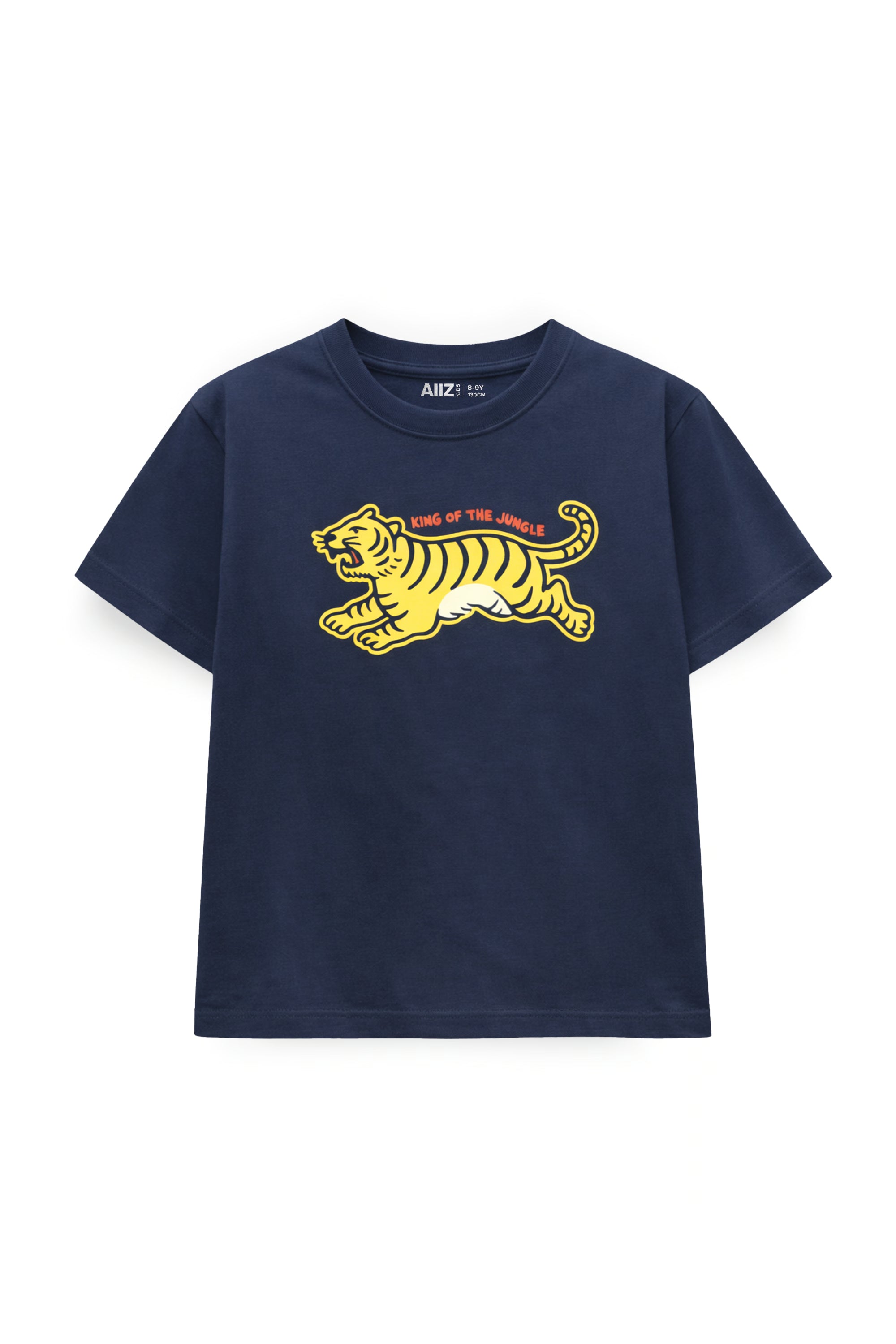 AIIZ Boy's Graphic T-Shirt (Navy / 4-5Y)