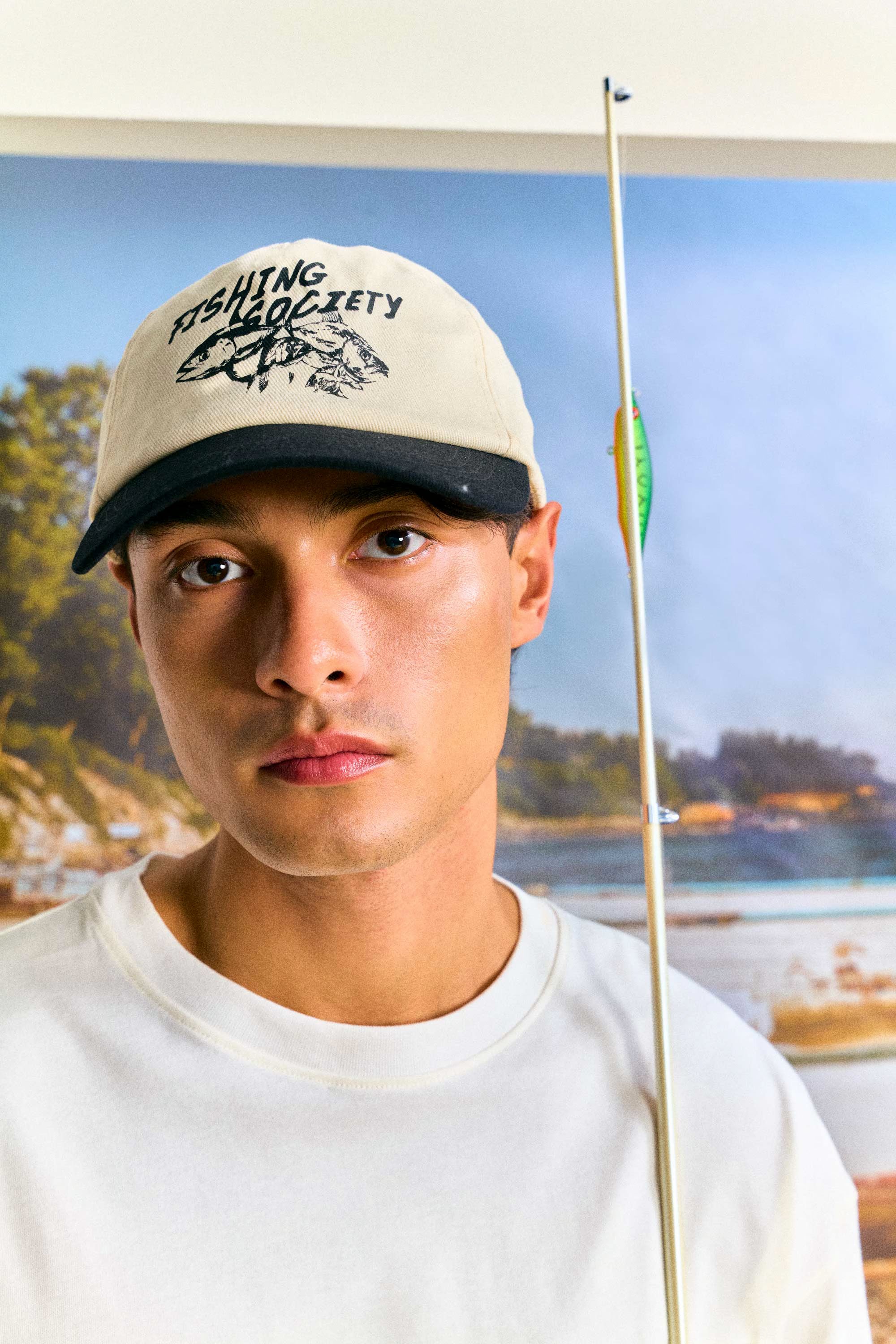AIIZ Fishing Society Club Graphic Baseball Cap