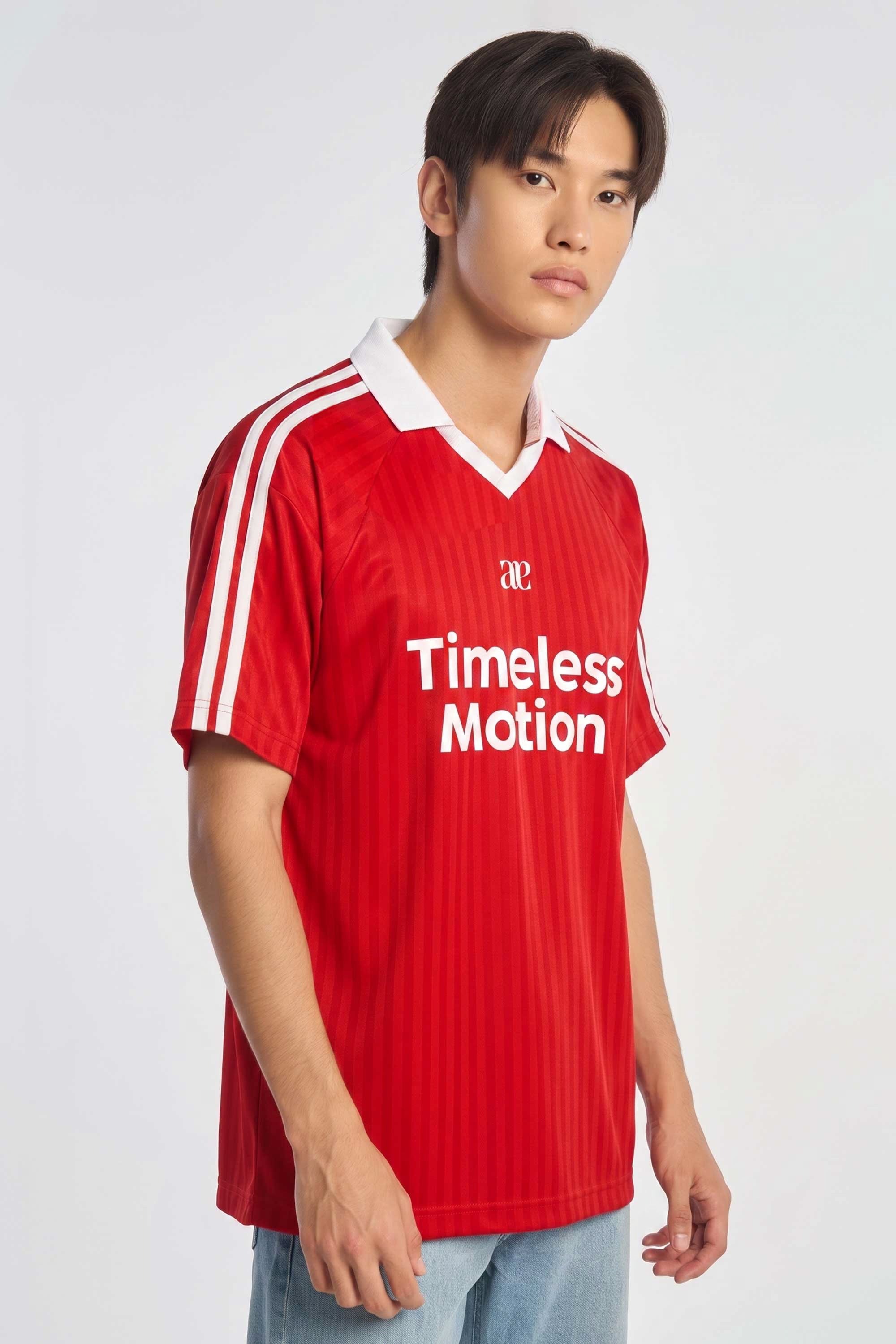 AIIZ Men's Football Polo Shirt (Red / S)