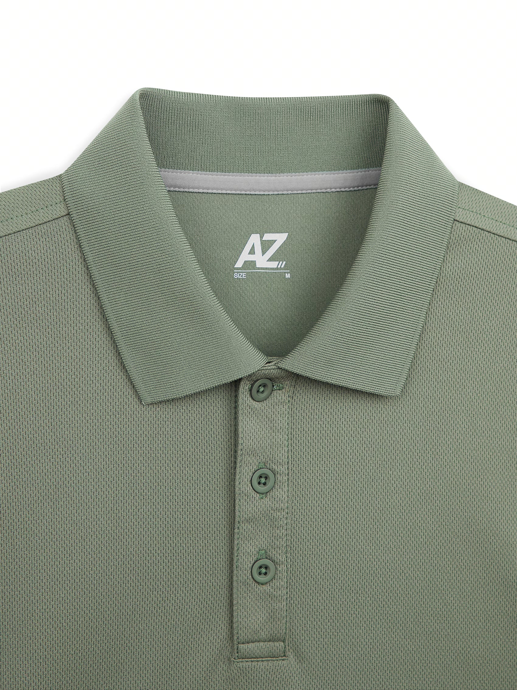 AIIZ Men's Quick Dry Active Polo Shirt