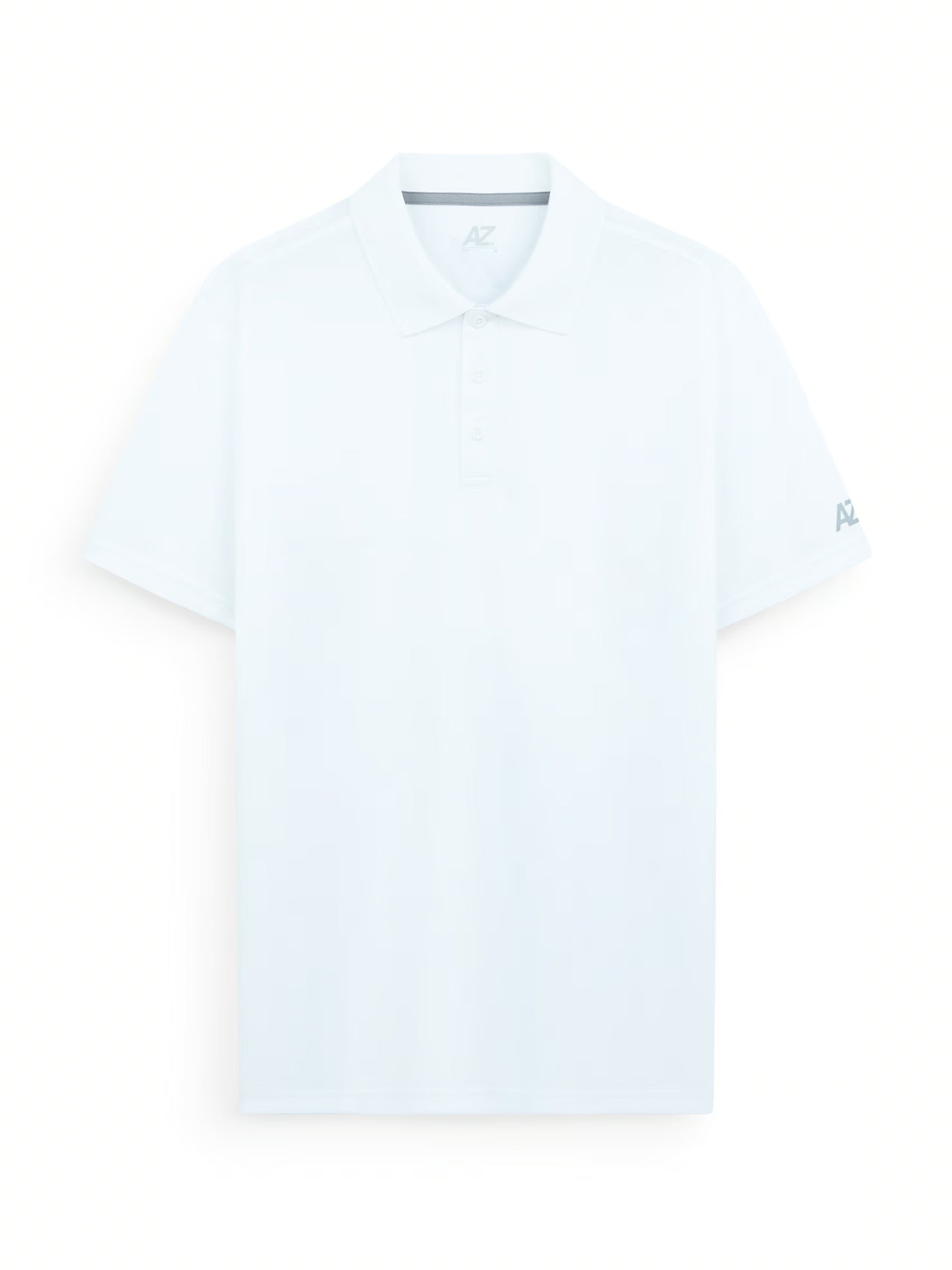 AIIZ Men's Quick Dry Active Polo Shirt (White / S)