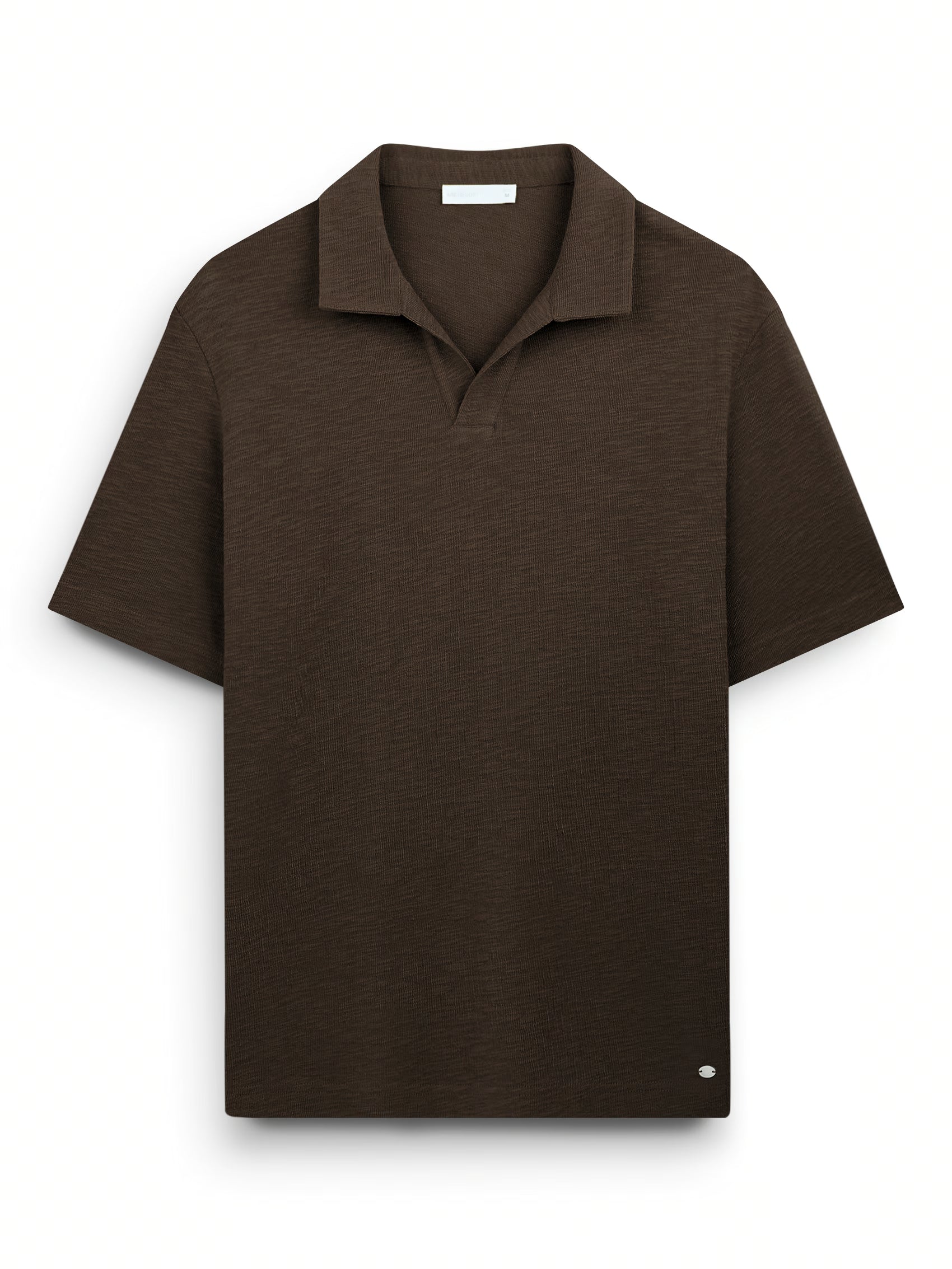 AIIZ Men's Open Collar Polo Shirt