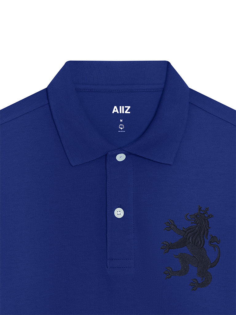 Men's Big Lion Pique Polo Shirts