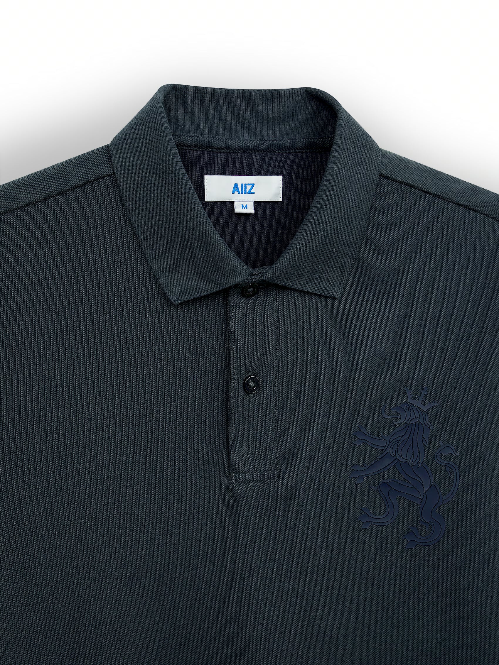 Men's Big Lion Pique Polo Shirt