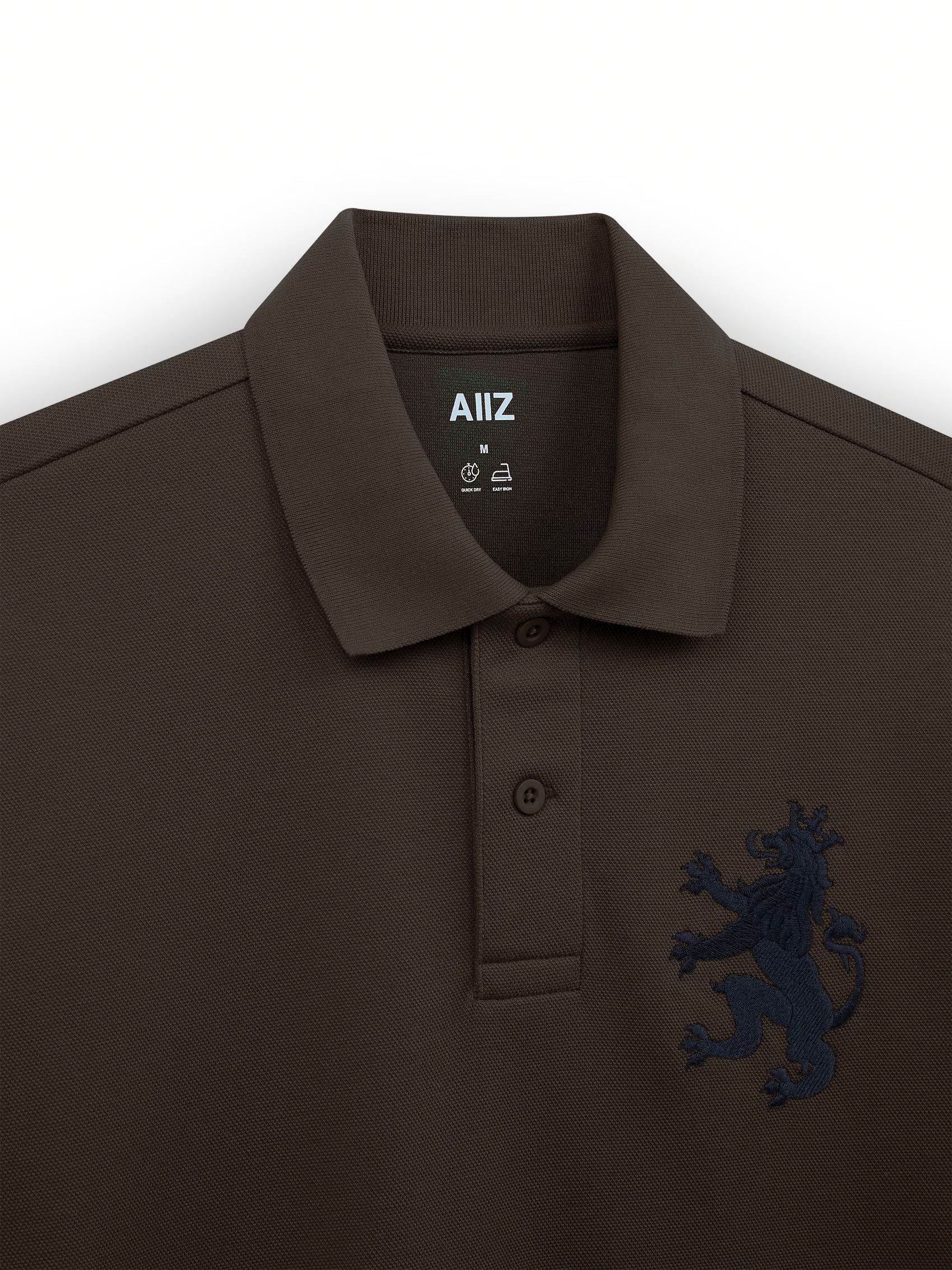 Men's Big Lion Pique Polo Shirt