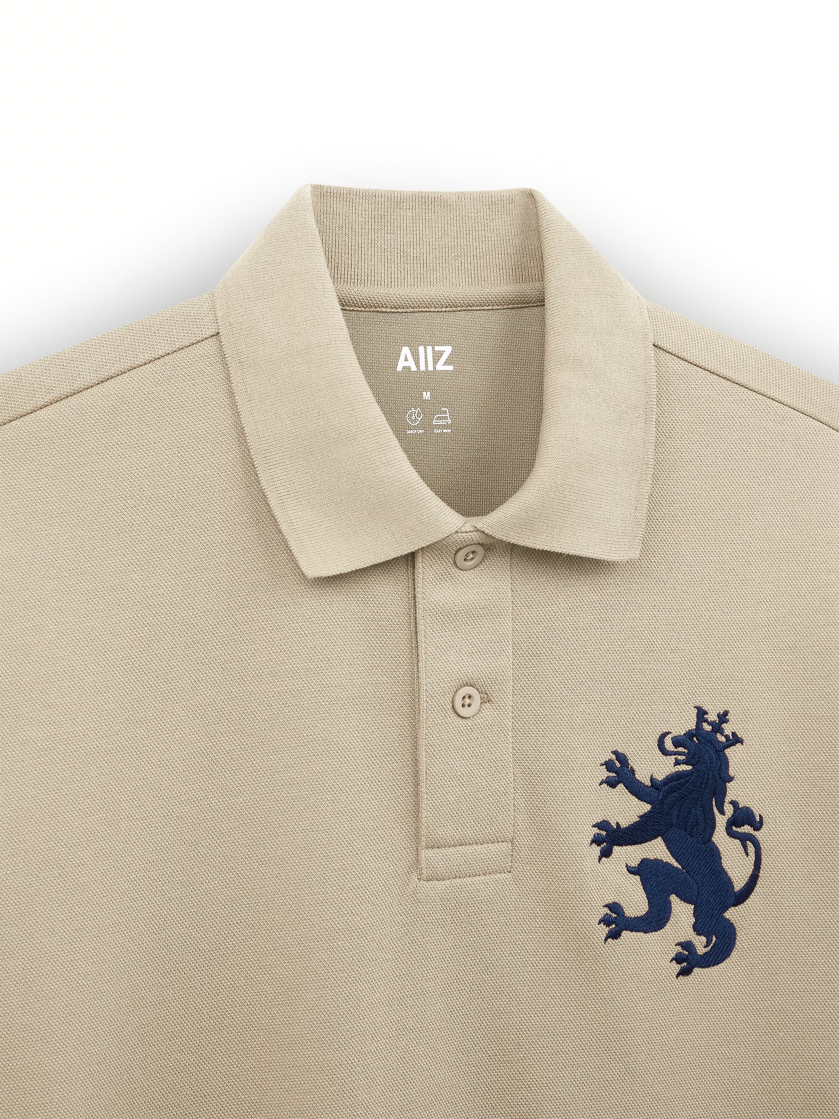 Men's Big Lion Pique Polo Shirt