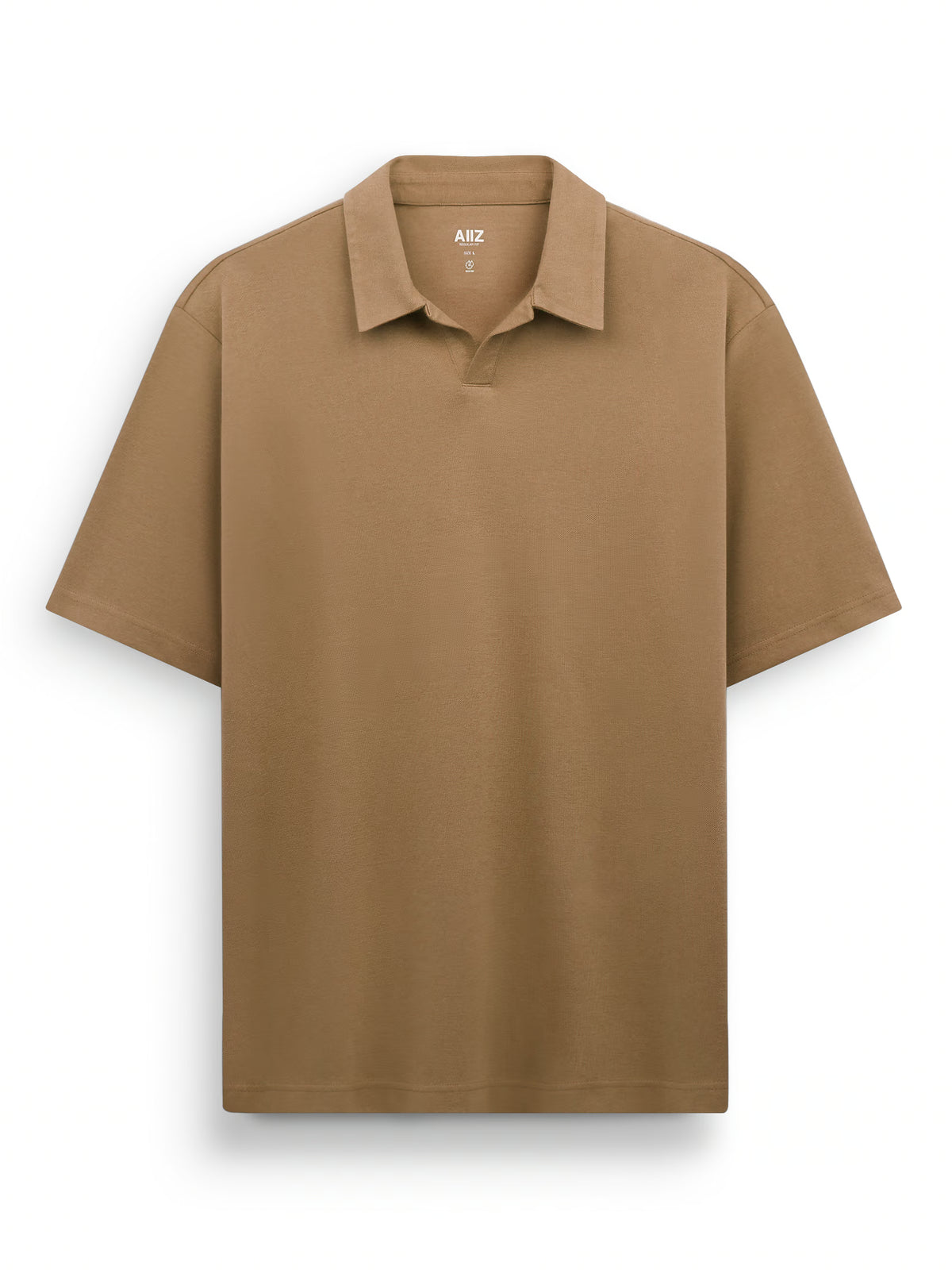 AIIZ Men’s Open Collar Polo Shirt