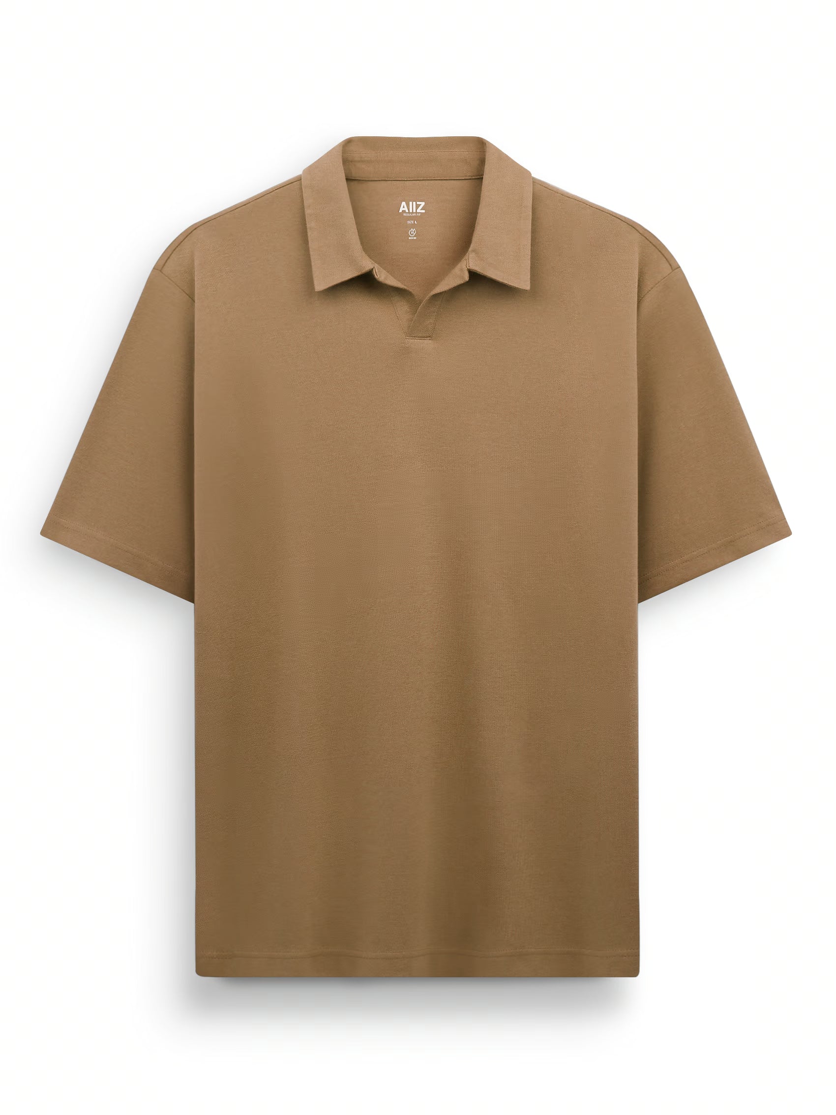 AIIZ Men’s Open Collar Polo Shirt