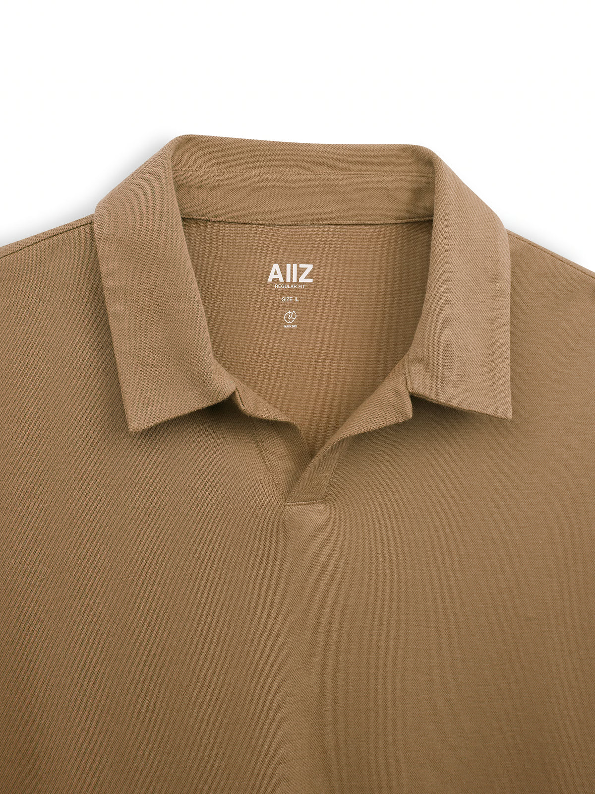 AIIZ Men’s Open Collar Polo Shirt