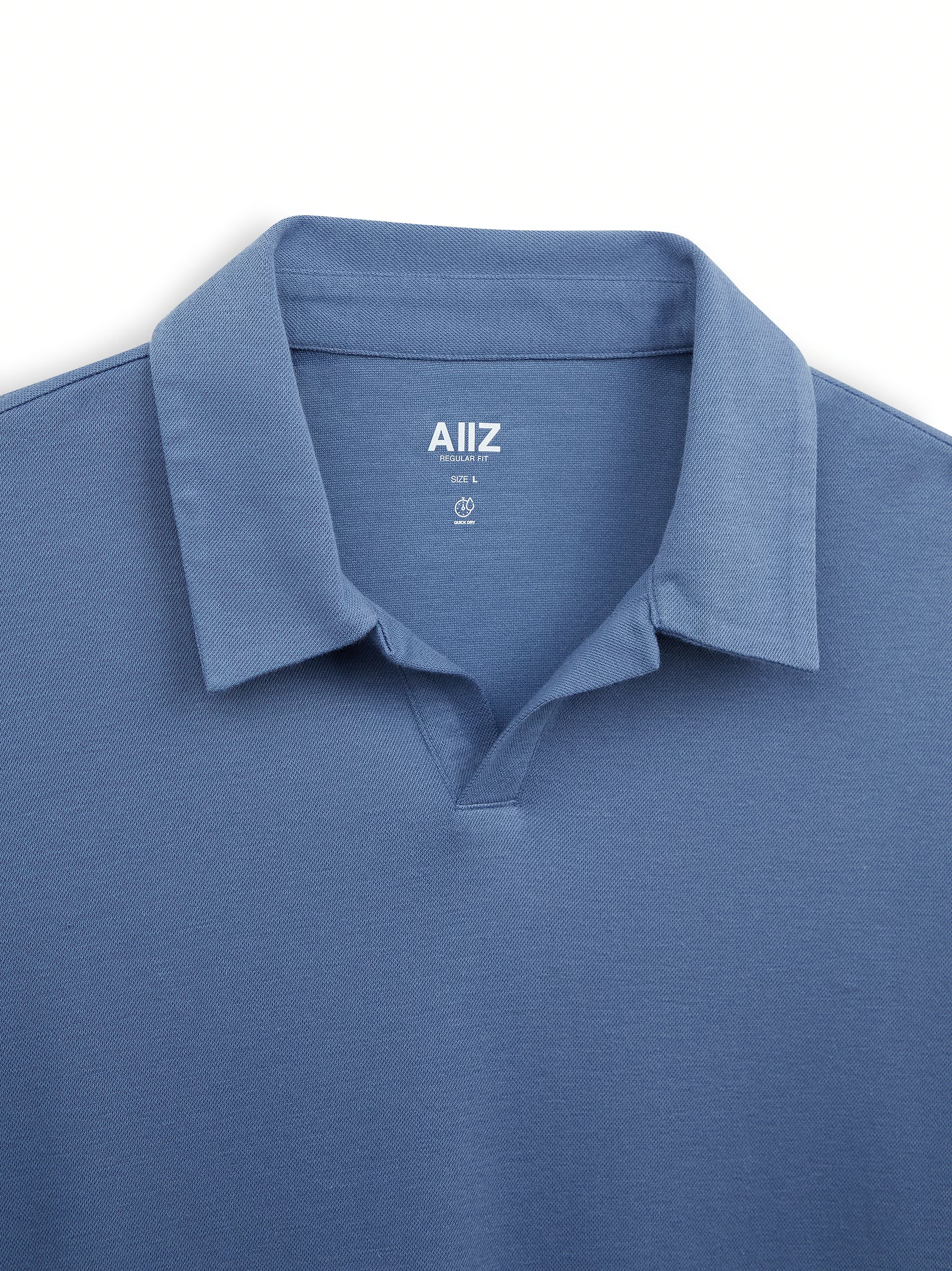 AIIZ Men’s Open Collar Polo Shirt
