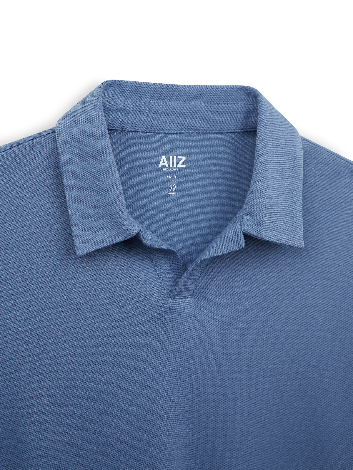 AIIZ Men’s Open Collar Polo Shirt
