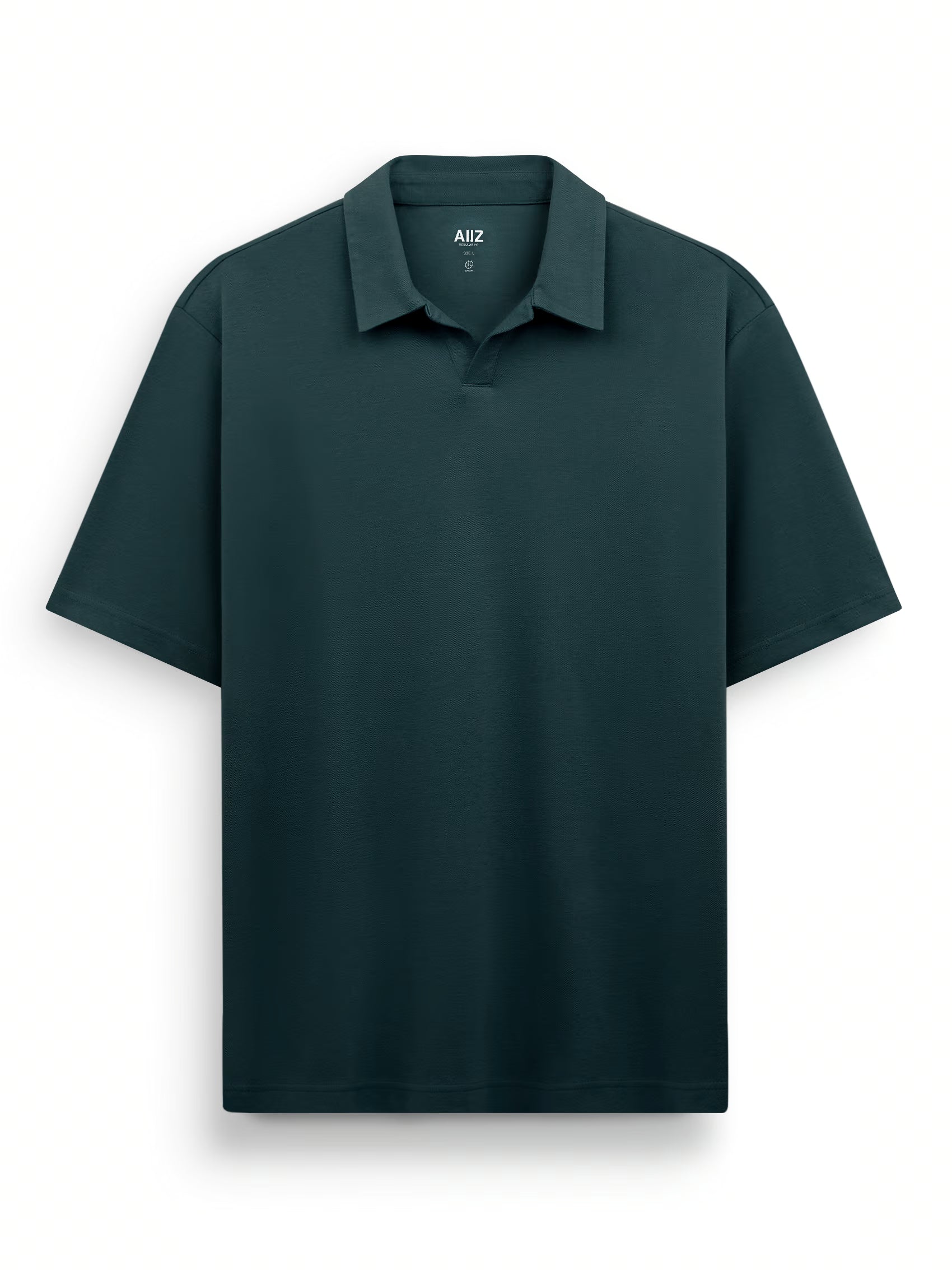 AIIZ Men’s Open Collar Polo Shirt