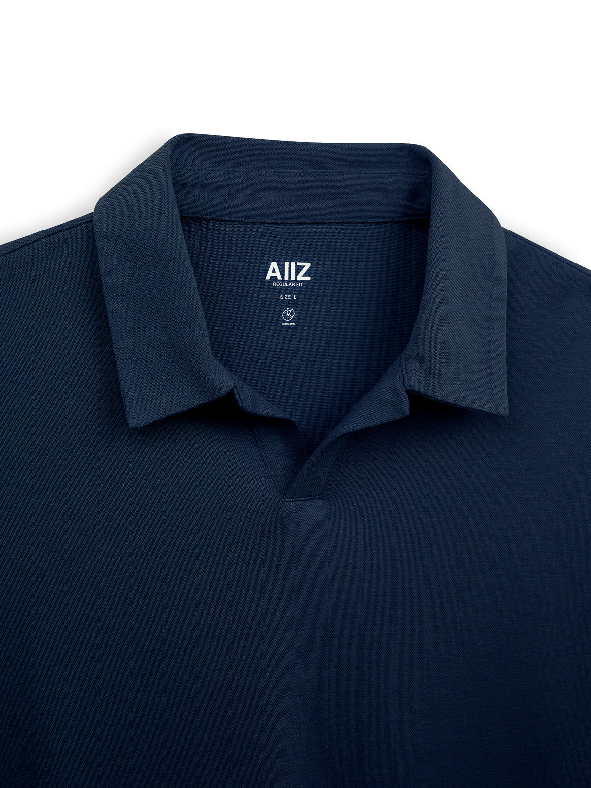 AIIZ Men’s Open Collar Polo Shirt