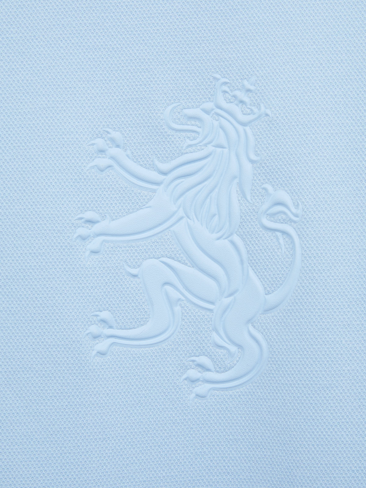 AIIZ Men's Big Lion Pique Polo Shirt