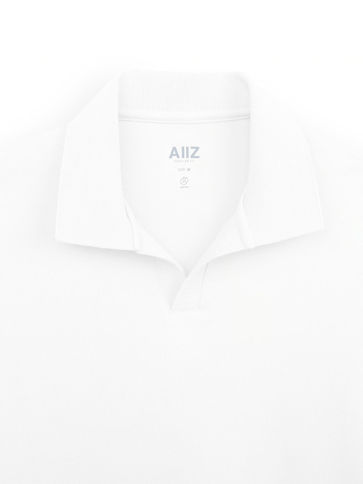 AIIZ Men's Open Collar Polo Shirt