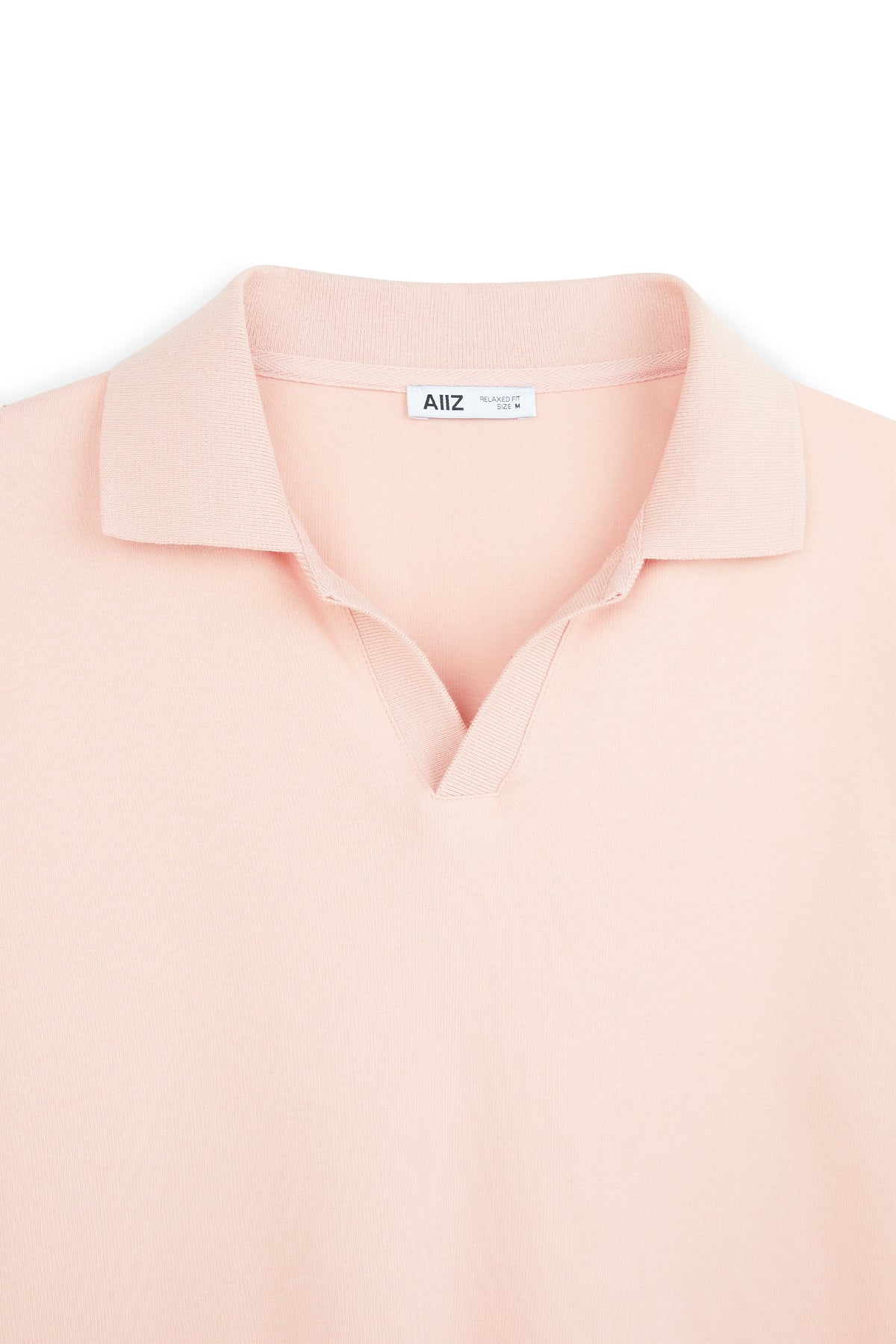 AIIZ Men's Open Collar Polo Shirt