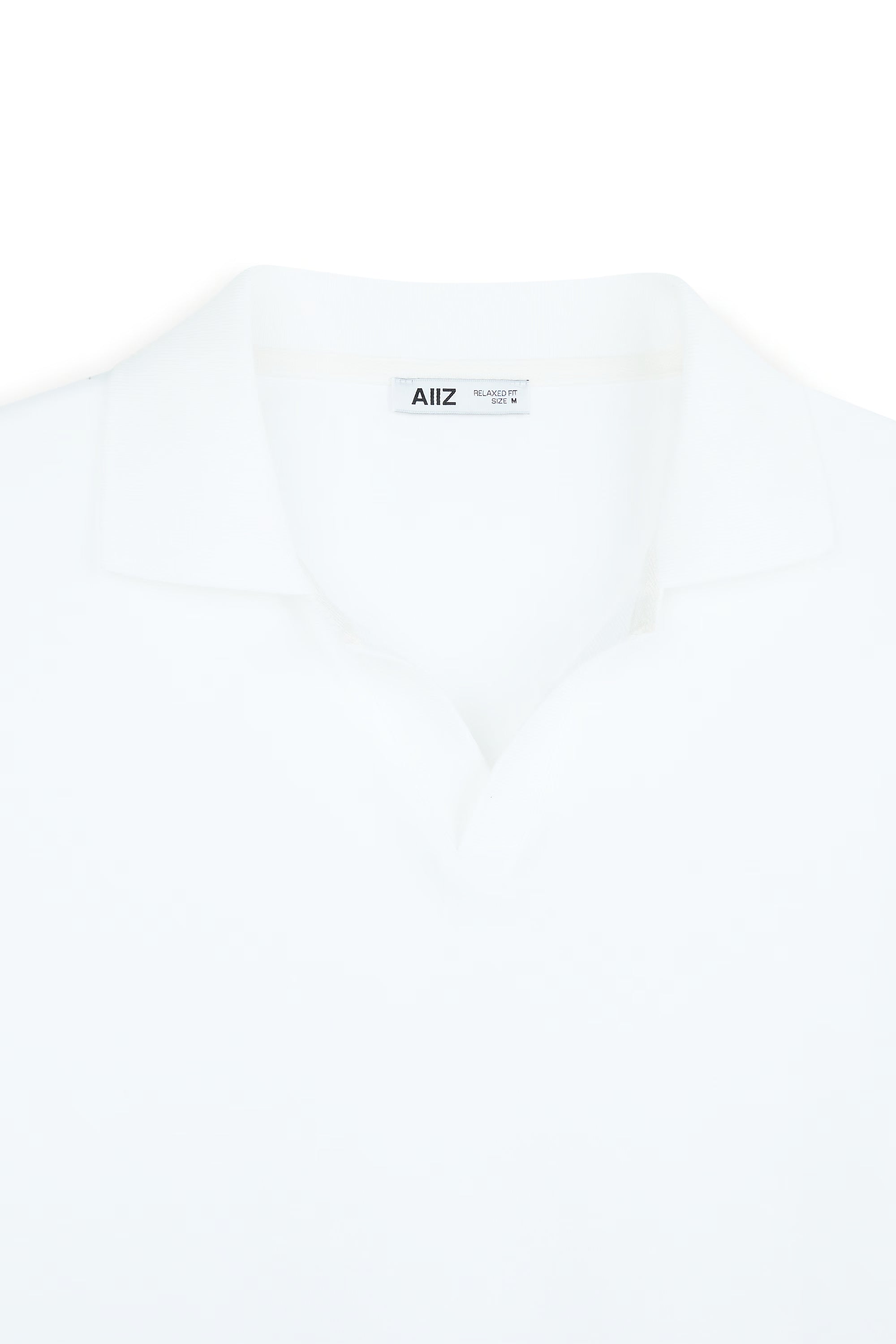 AIIZ Men's Open Collar Polo Shirt
