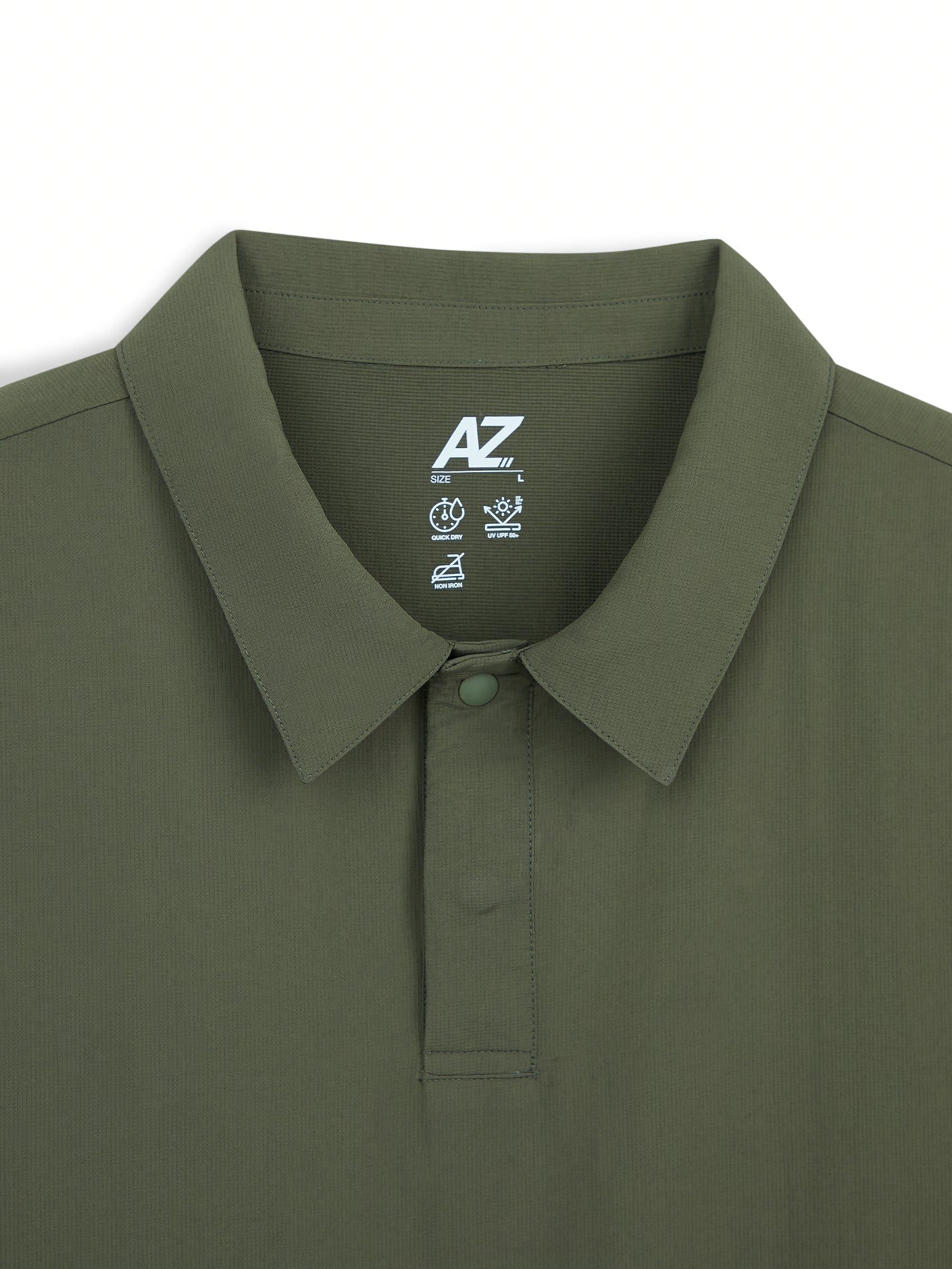 AIIZ Men's Quick Dry Active Polo Shirt