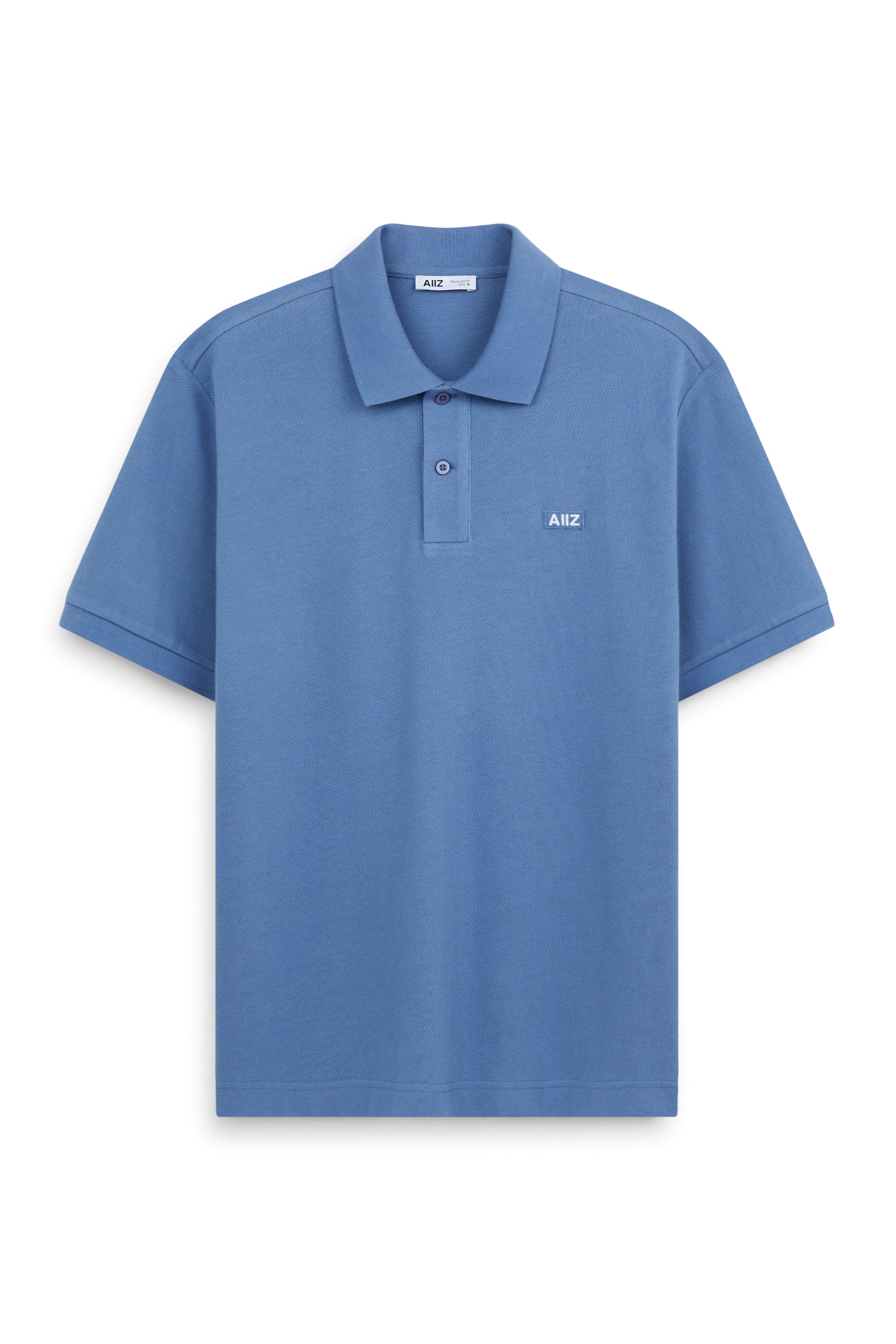 AIIZ Men’s AIIZ Logo Polo Shirt (Blue / S)