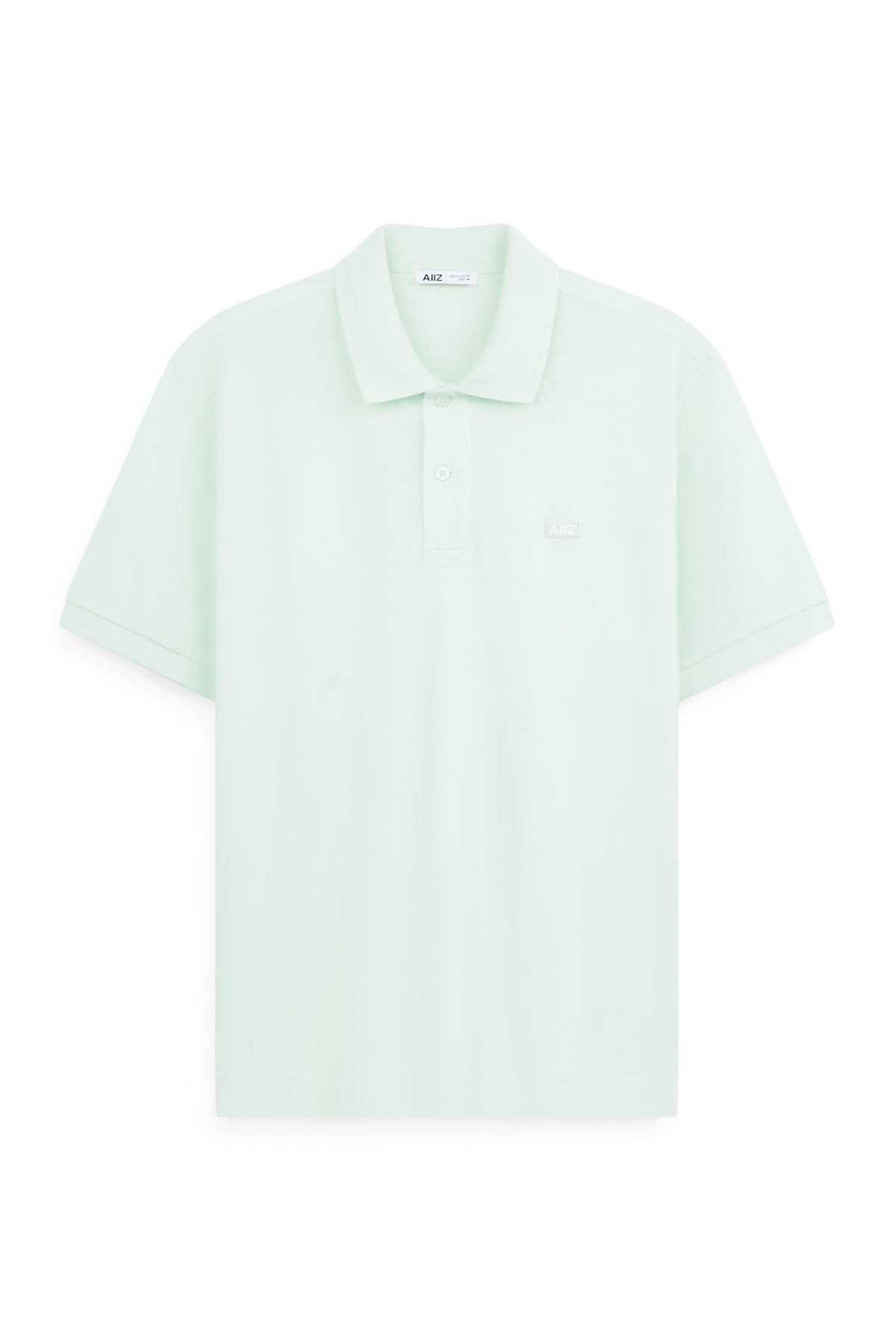 AIIZ Men’s AIIZ Logo Polo Shirt (Light Green / S)