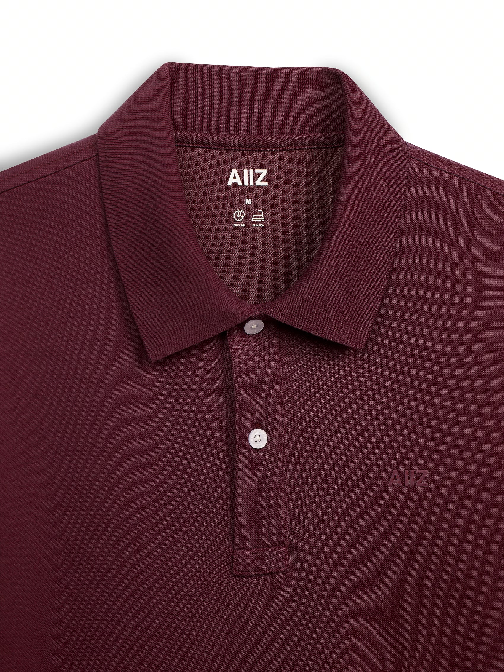 Men’s Cotton Polyester AIIZ Logo Polo Shirt