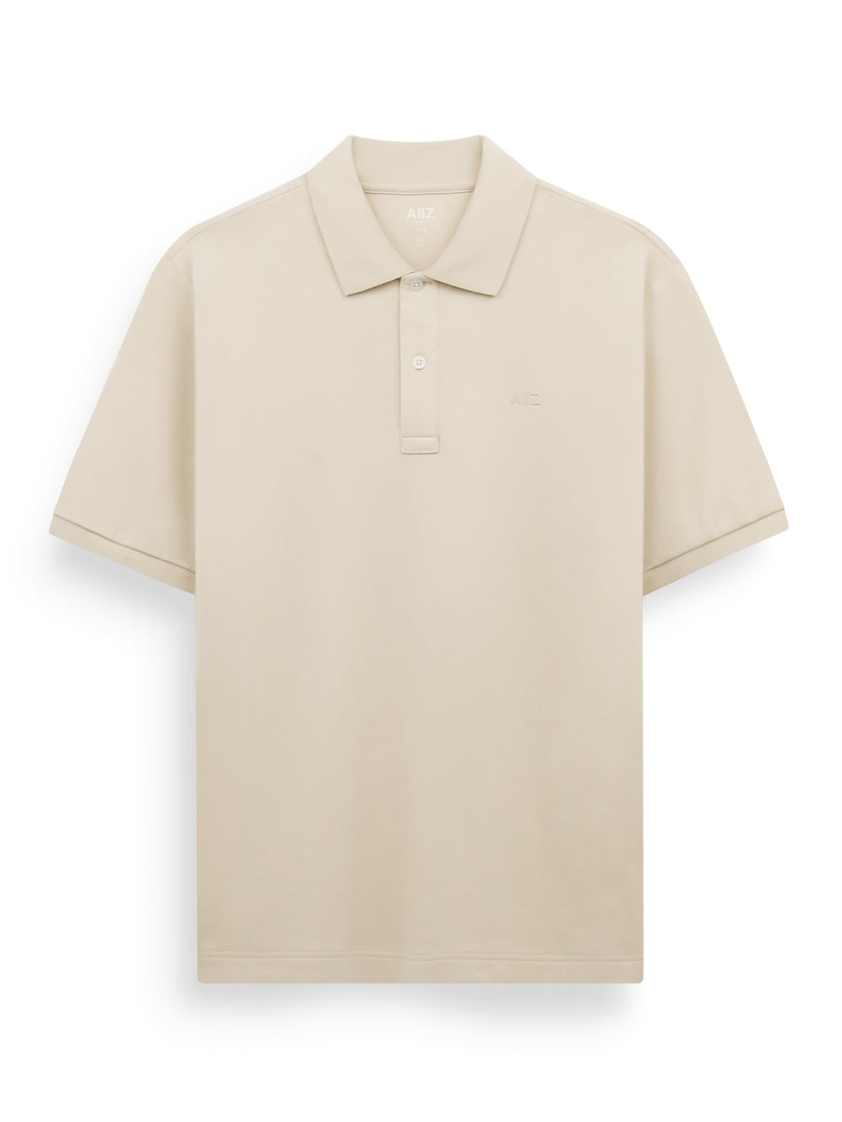 AIIZ Men’s AIIZ Logo Polo Shirt (Beige / S)